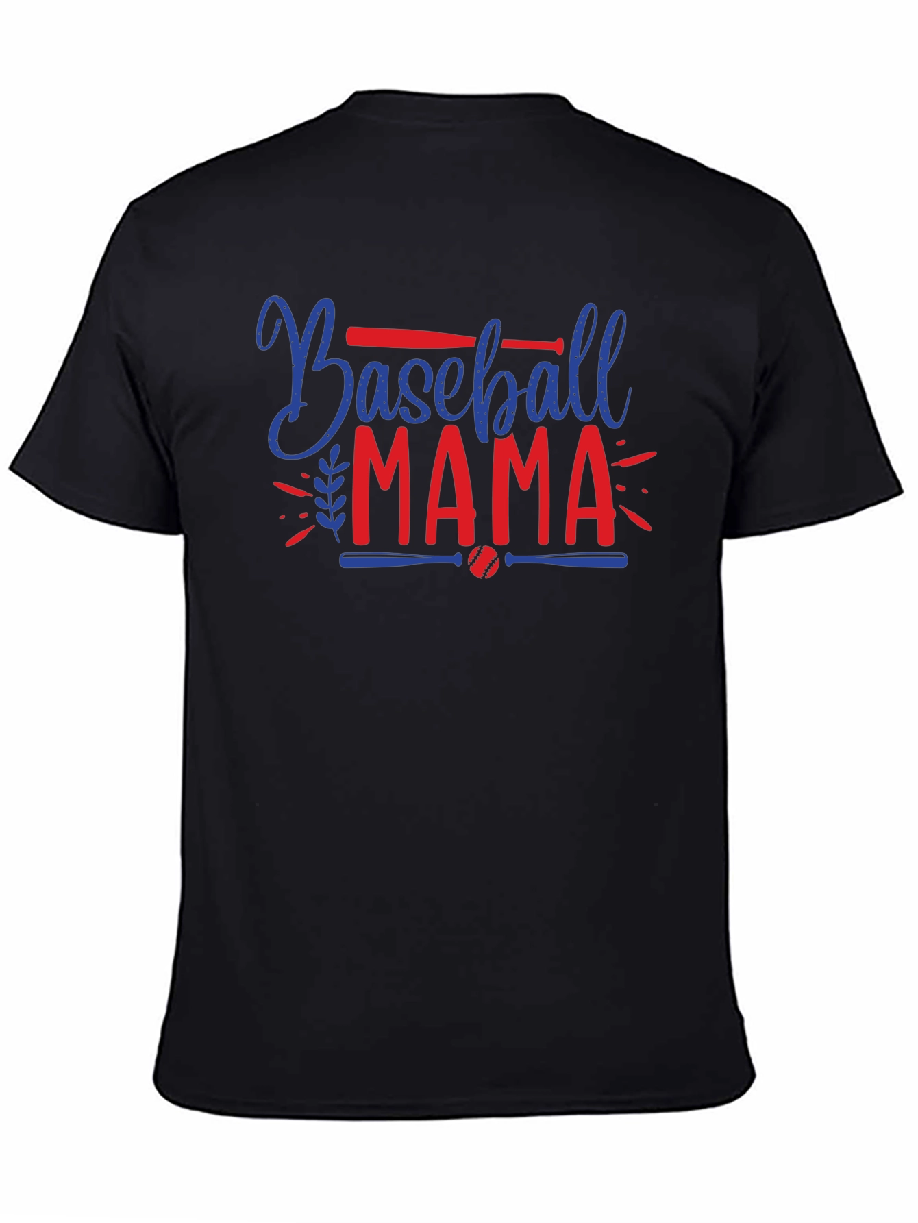Baseball Mama Graphic Tee - Sporty Mom Shirt