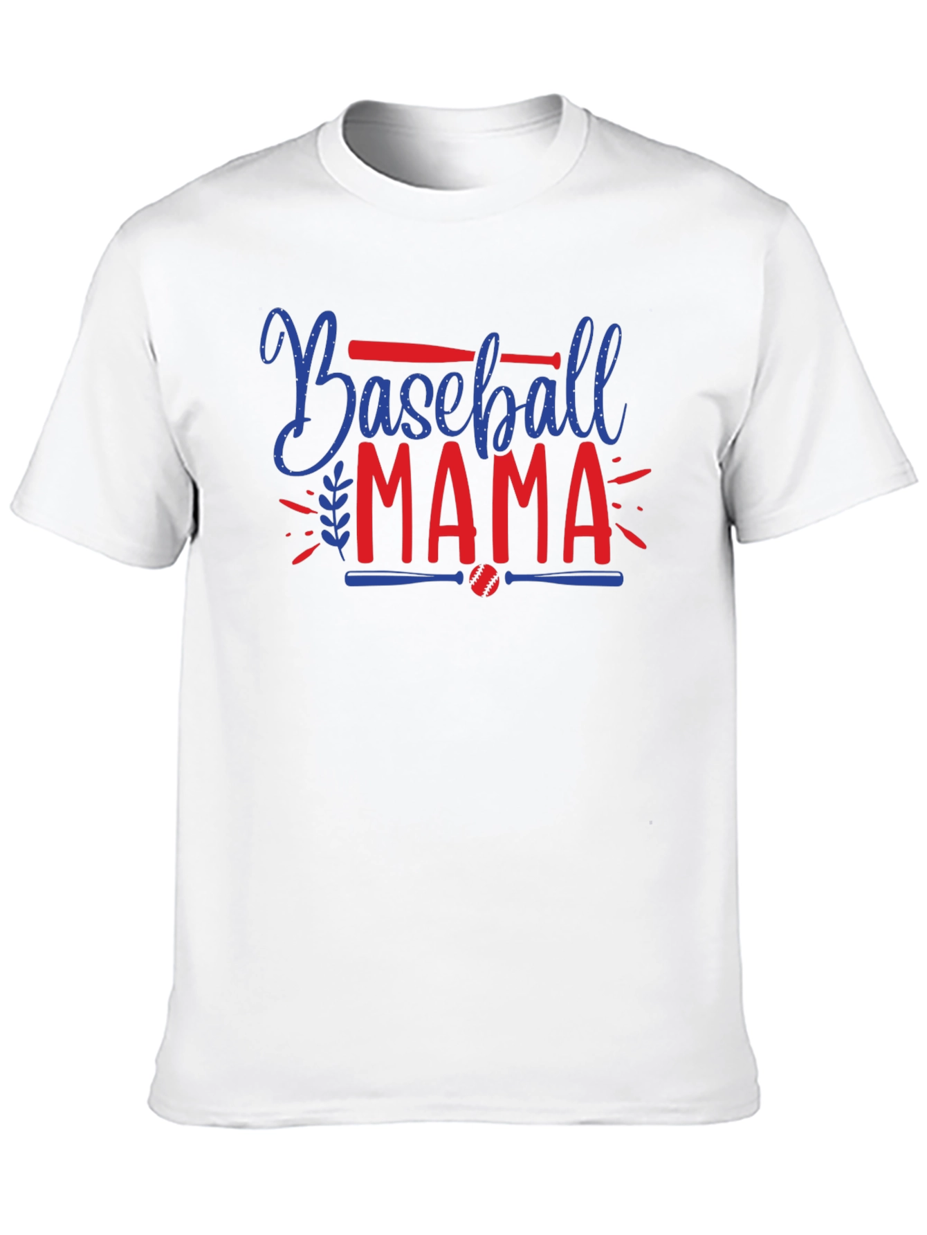Baseball Mama Graphic Tee - Sporty Mom Shirt