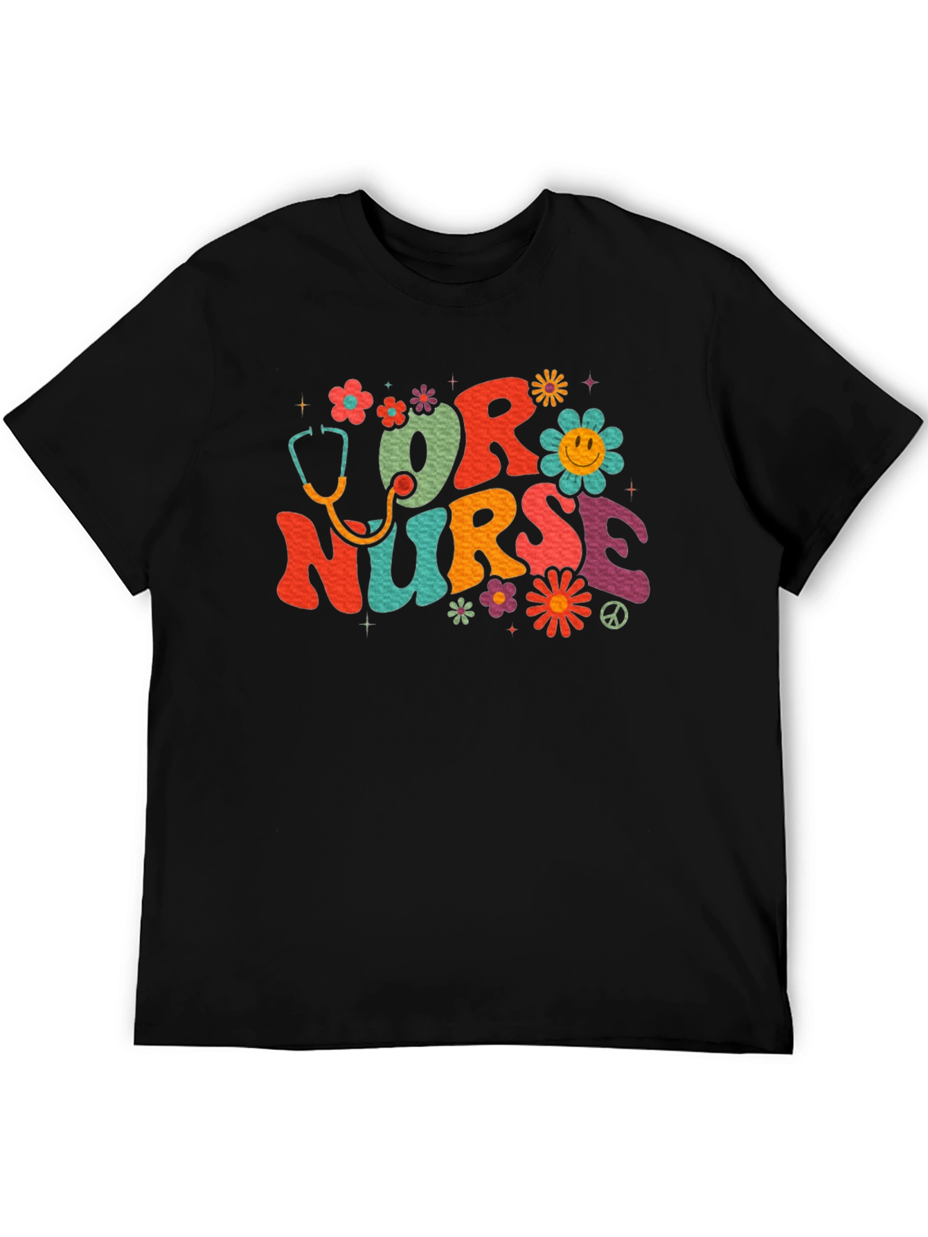 OR Nurse Retro Style Graphic T-Shirt
