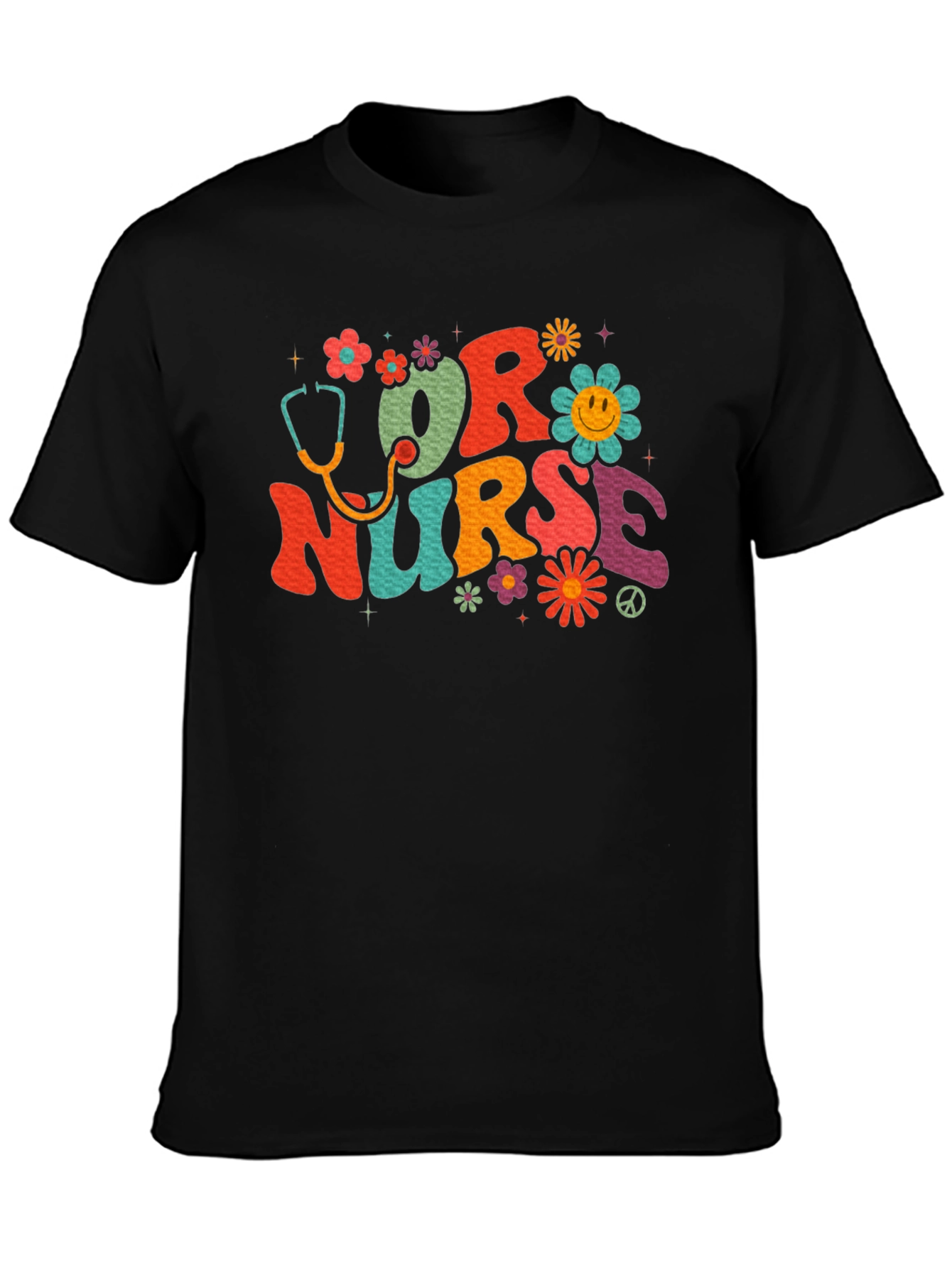 OR Nurse Retro Style Graphic T-Shirt