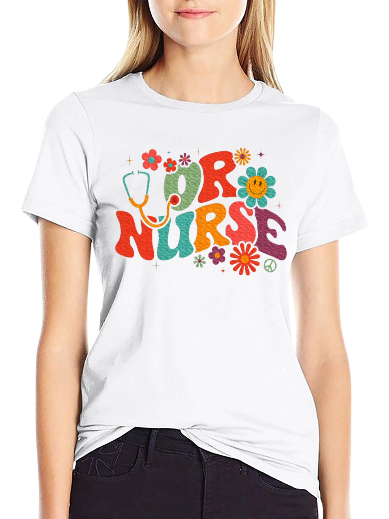 OR Nurse Retro Style Graphic T-Shirt