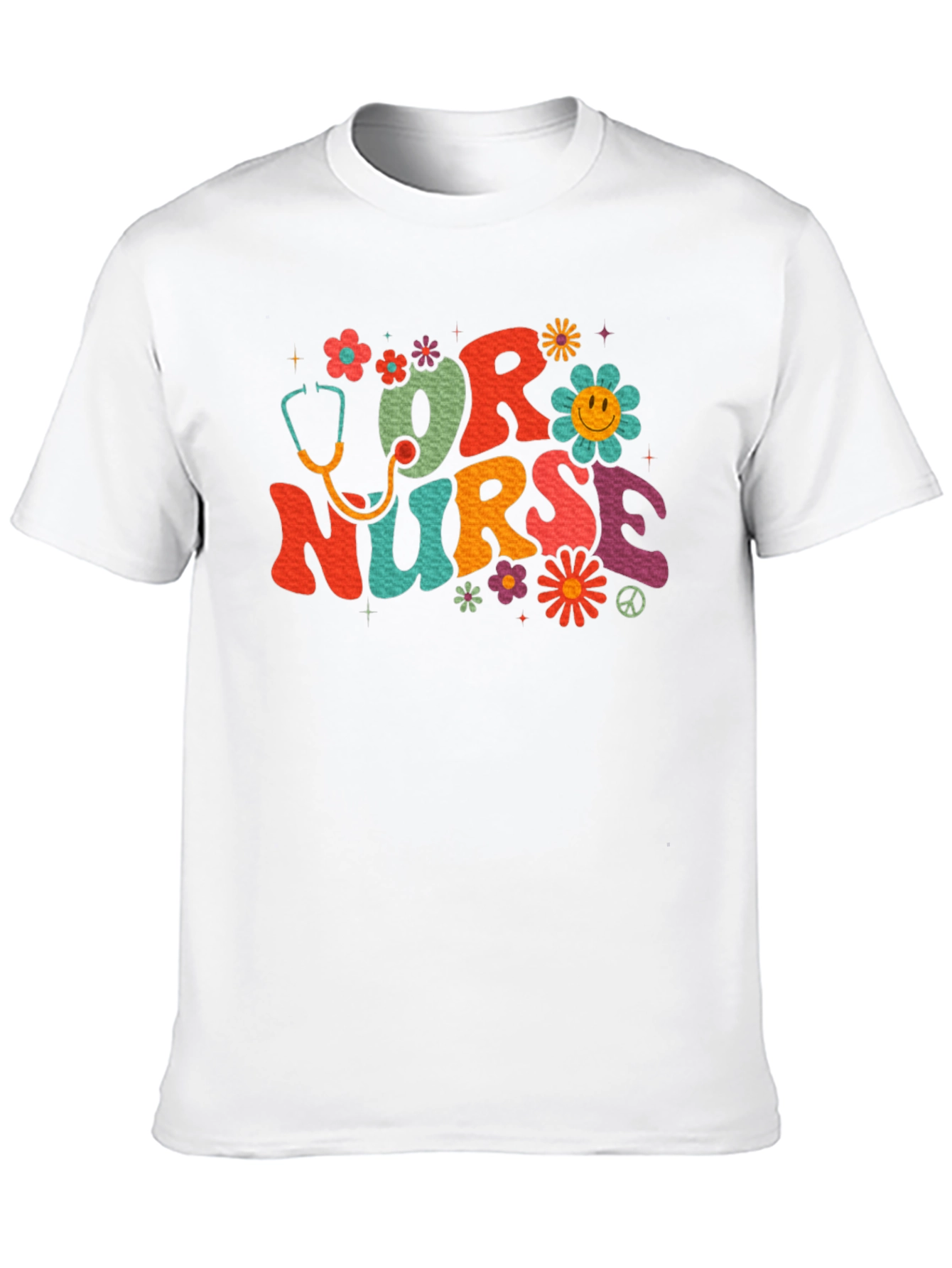 OR Nurse Retro Style Graphic T-Shirt