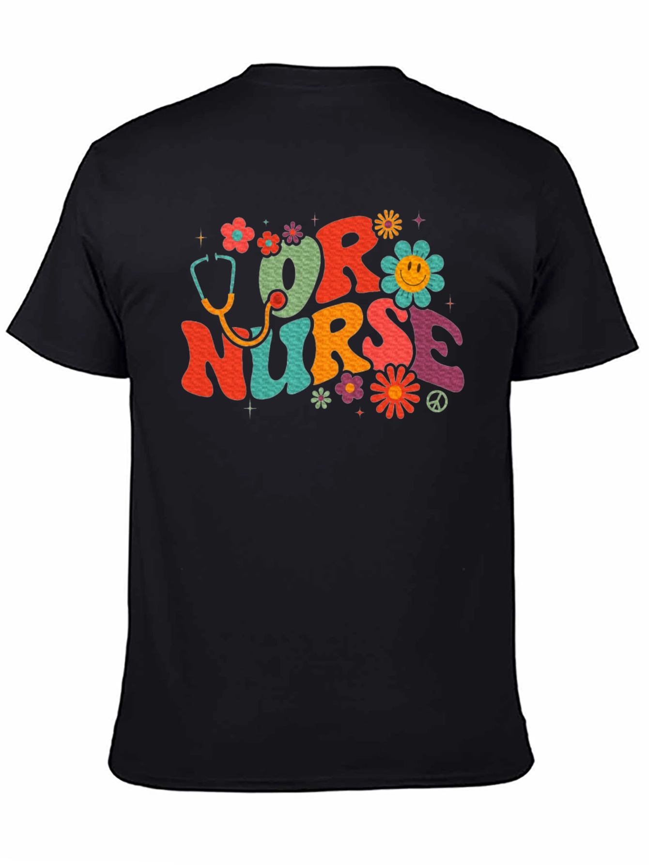 OR Nurse Retro Style Graphic T-Shirt