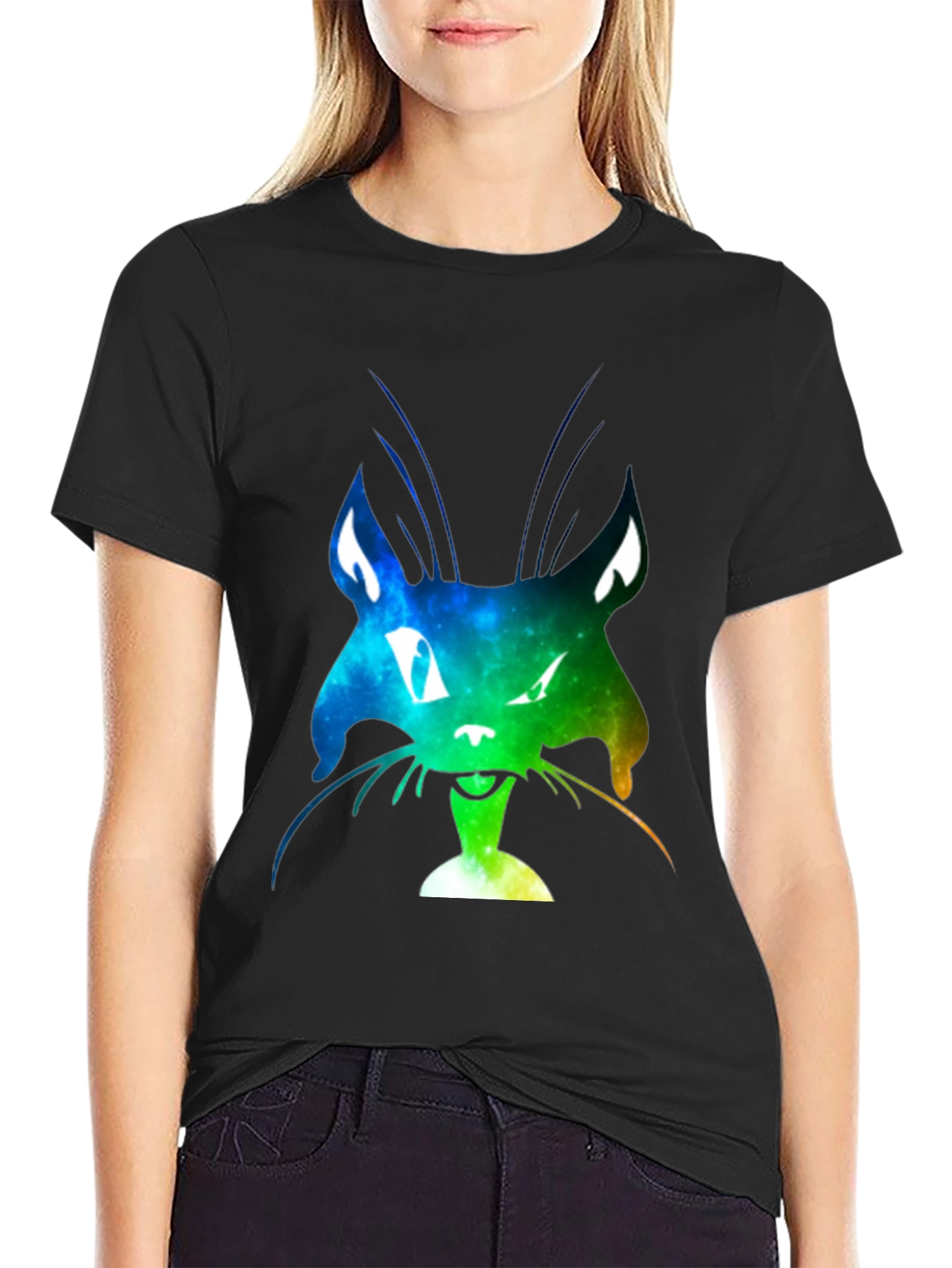 Galaxy Cat Graphic Tee - Unisex