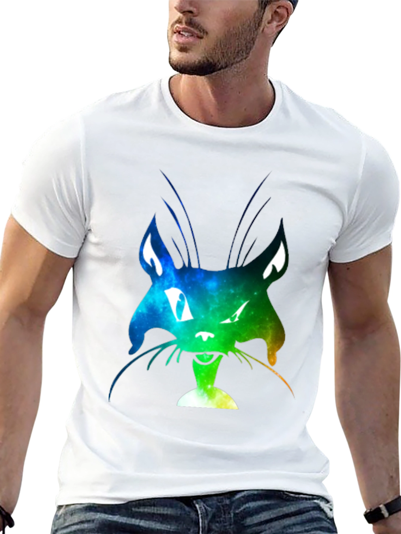 Galaxy Cat Graphic Tee - Unisex