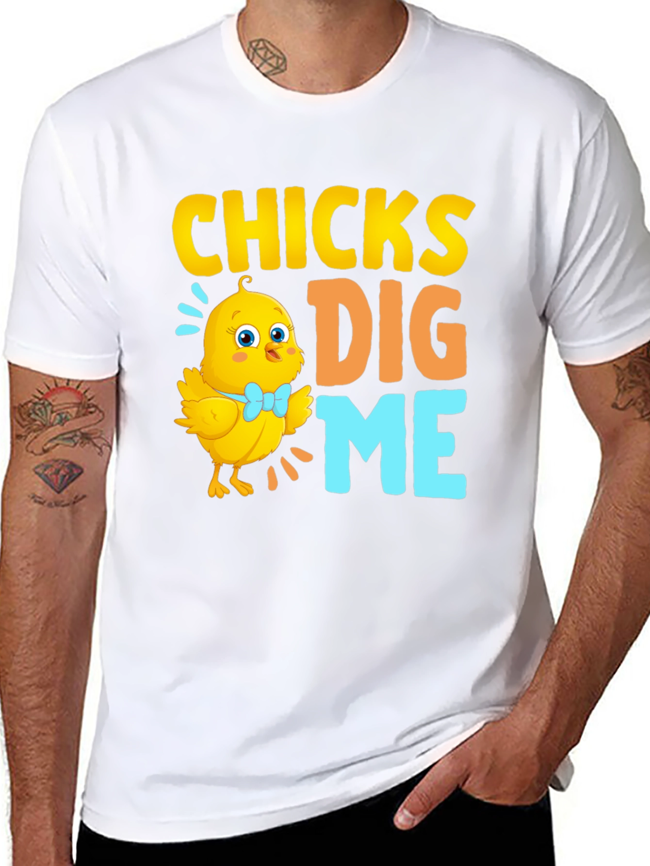 Funny Easter Chick T-Shirt - Chicks Dig Me!