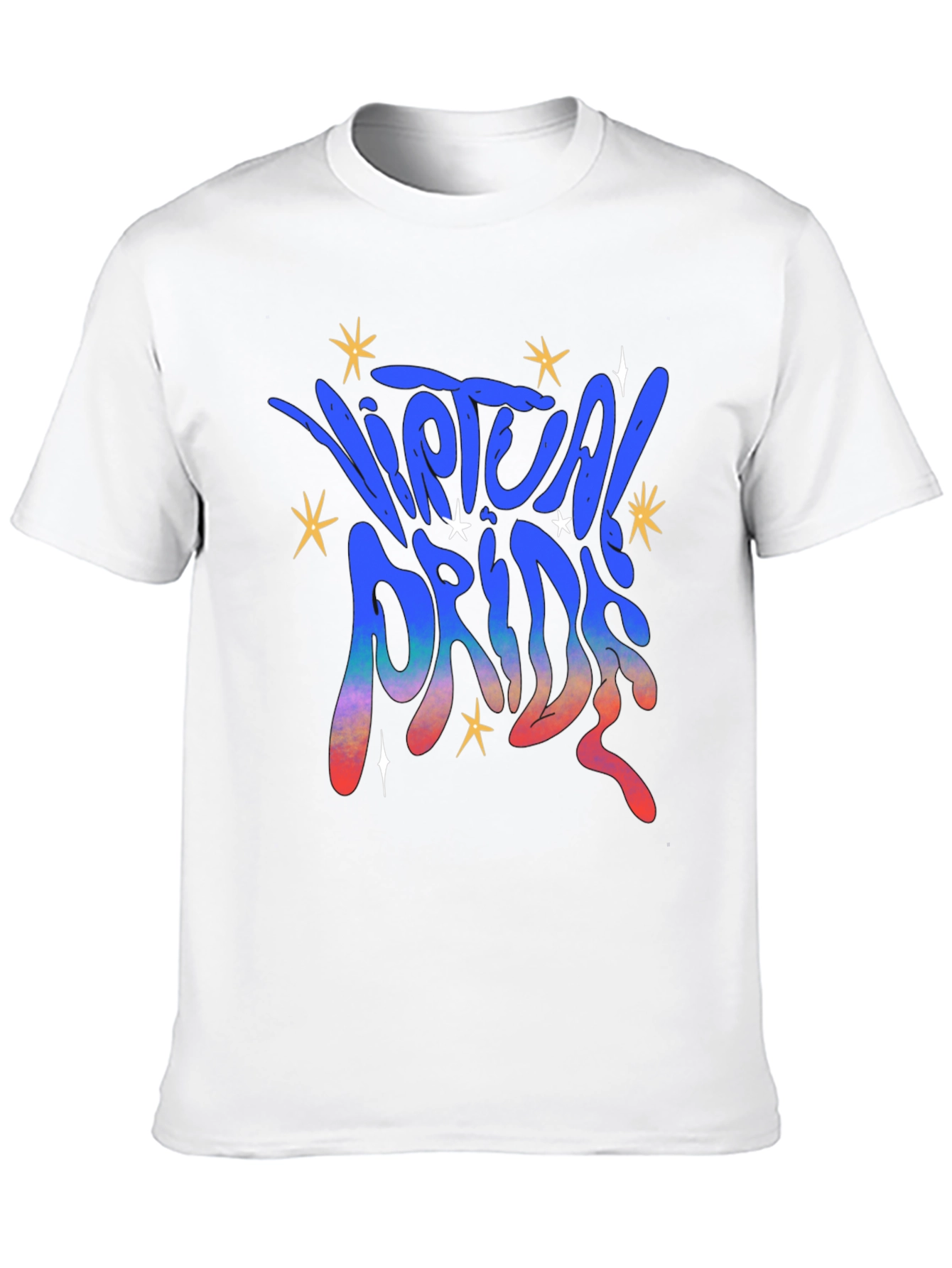 Virtual Pride Graphic Tee - Black Unisex T-Shirt