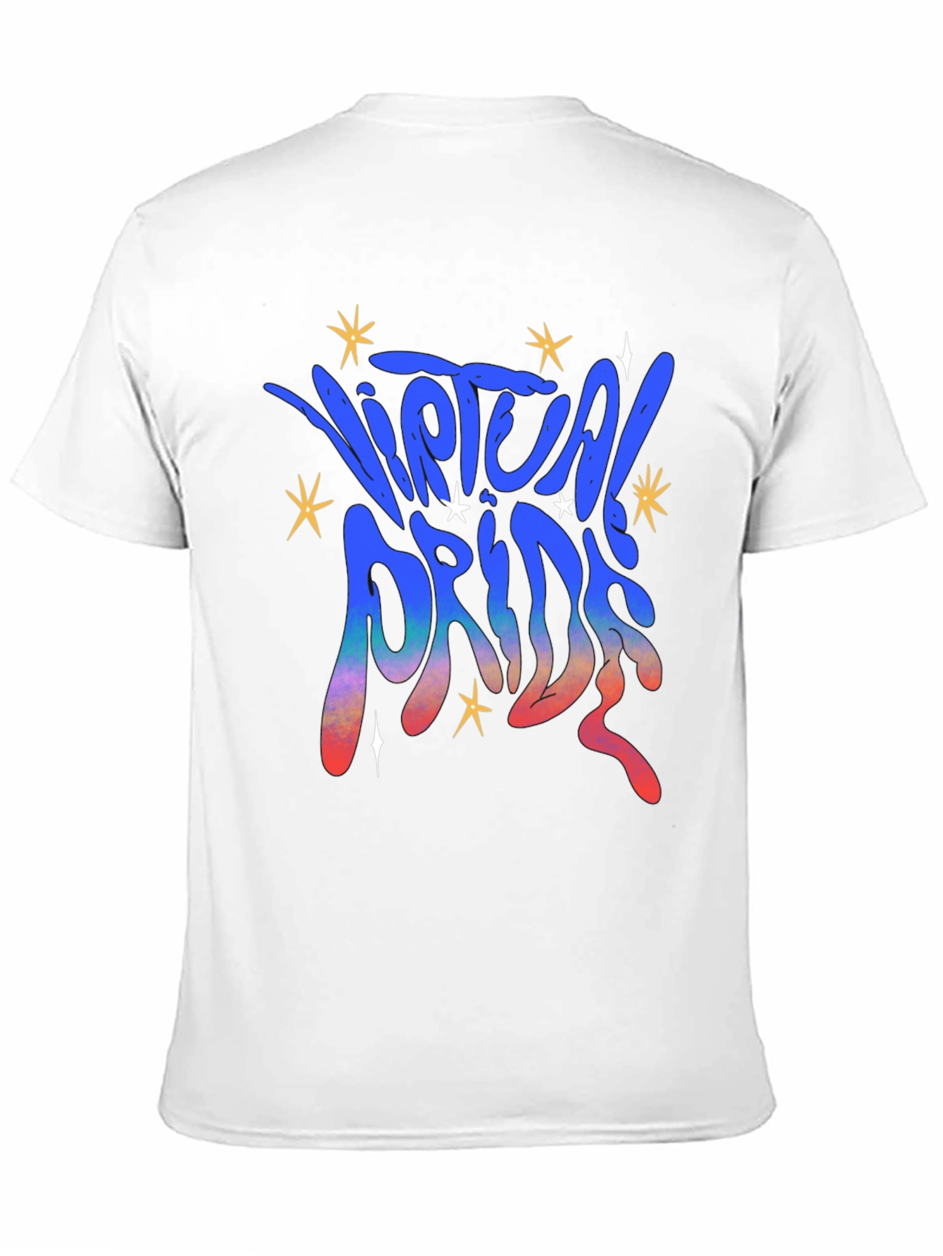 Virtual Pride Graphic Tee - Black Unisex T-Shirt