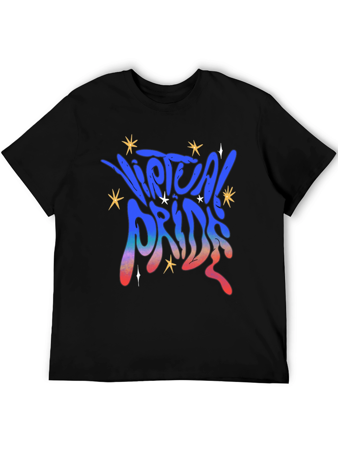 Virtual Pride Graphic Tee - Black Unisex T-Shirt