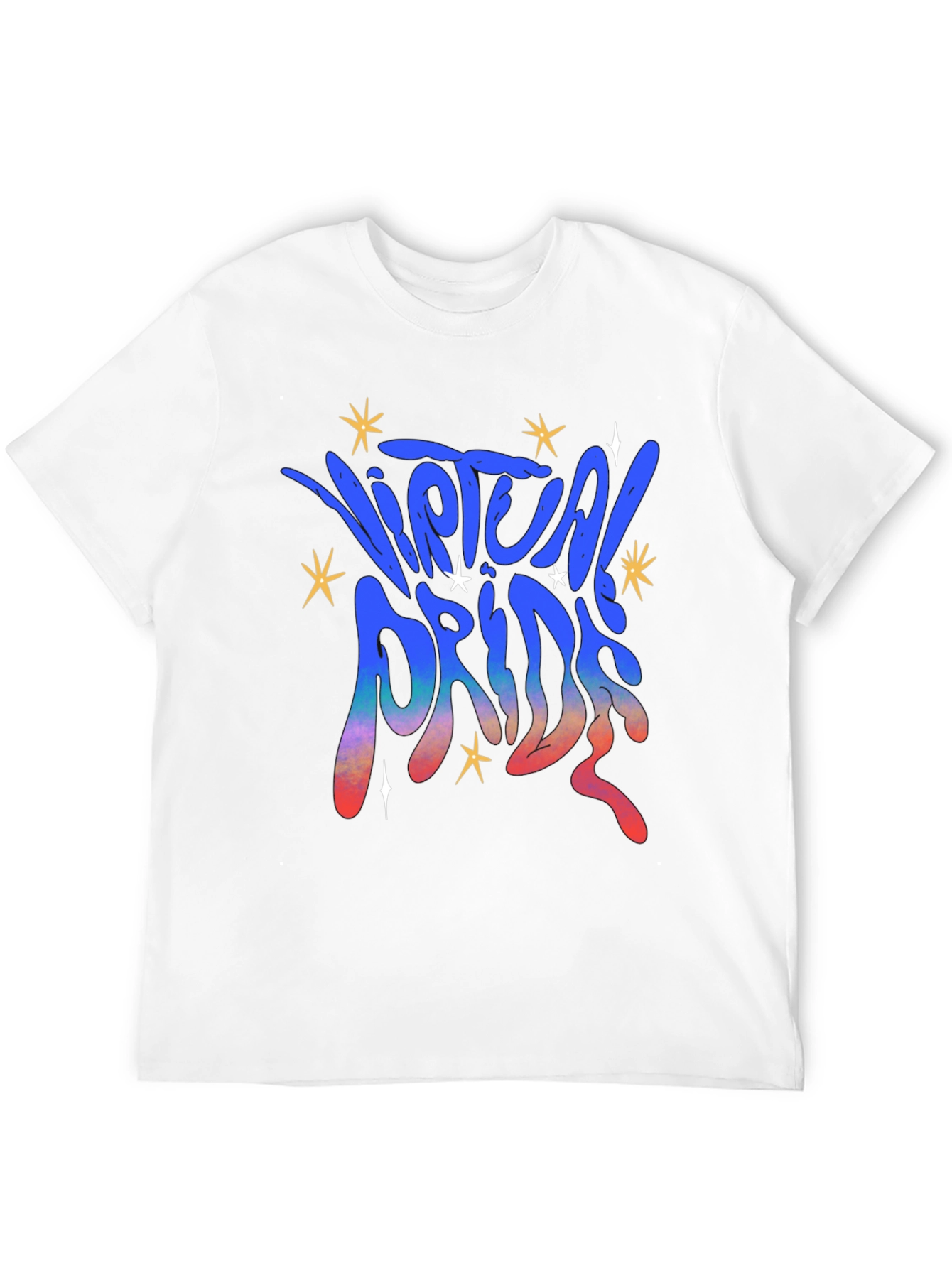 Virtual Pride Graphic Tee - Black Unisex T-Shirt