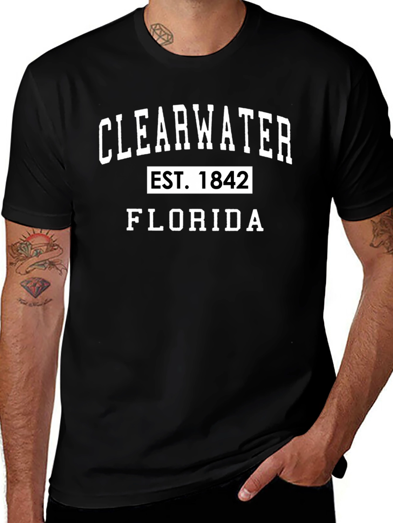 Clearwater Florida Est. 1842 Graphic T-Shirt