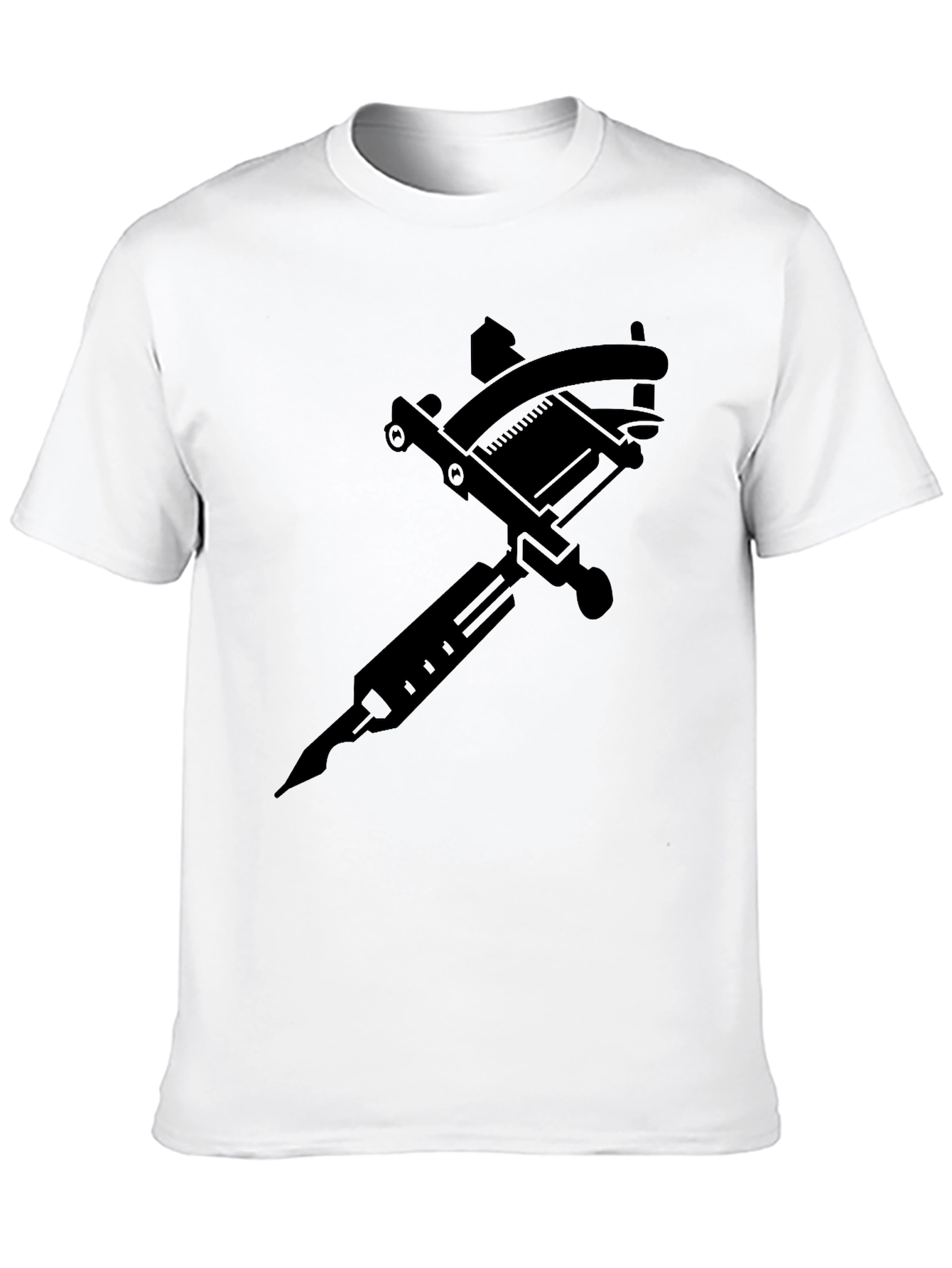 Tattoo Machine Graphic Tee - Black
