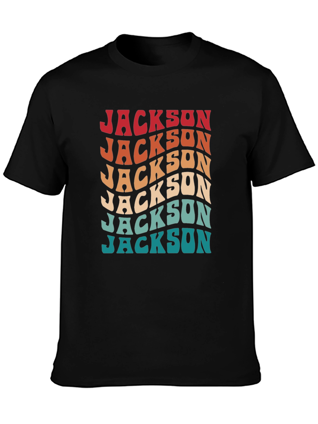 Retro Jackson T-Shirt - Personalized Name Tee