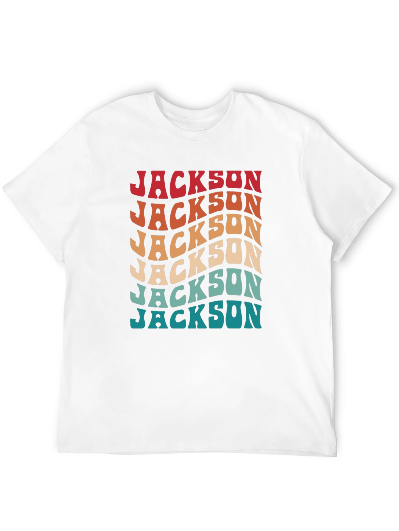 Retro Jackson T-Shirt - Personalized Name Tee