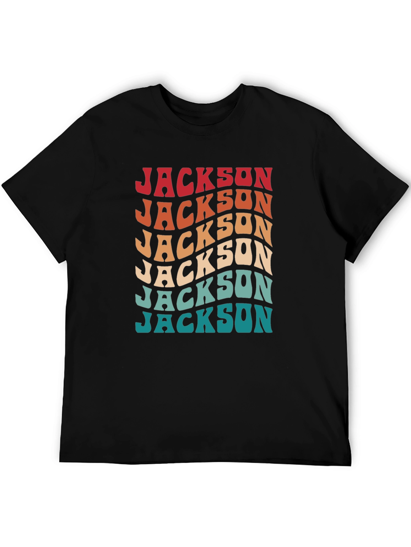 Retro Jackson T-Shirt - Personalized Name Tee