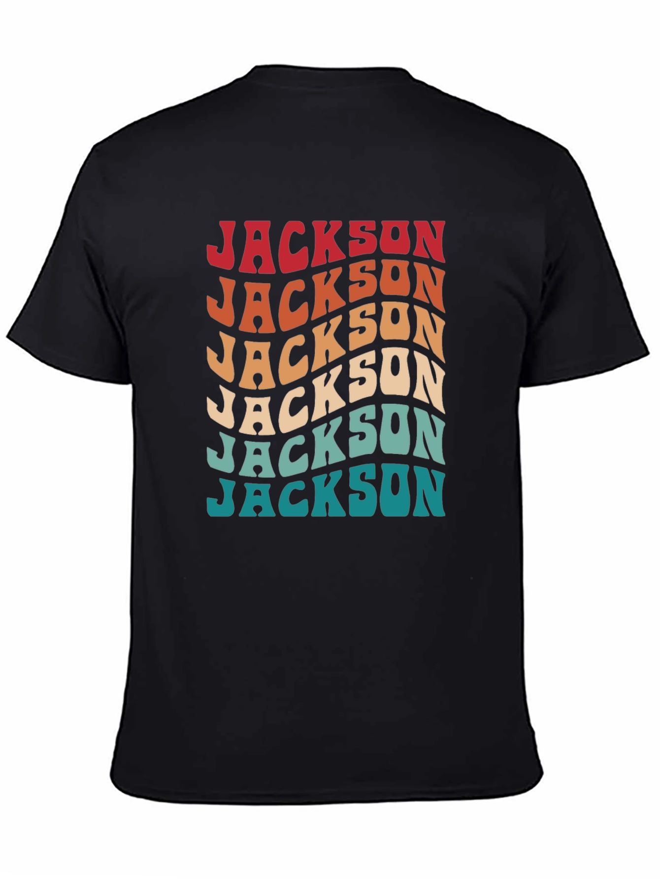 Retro Jackson T-Shirt - Personalized Name Tee
