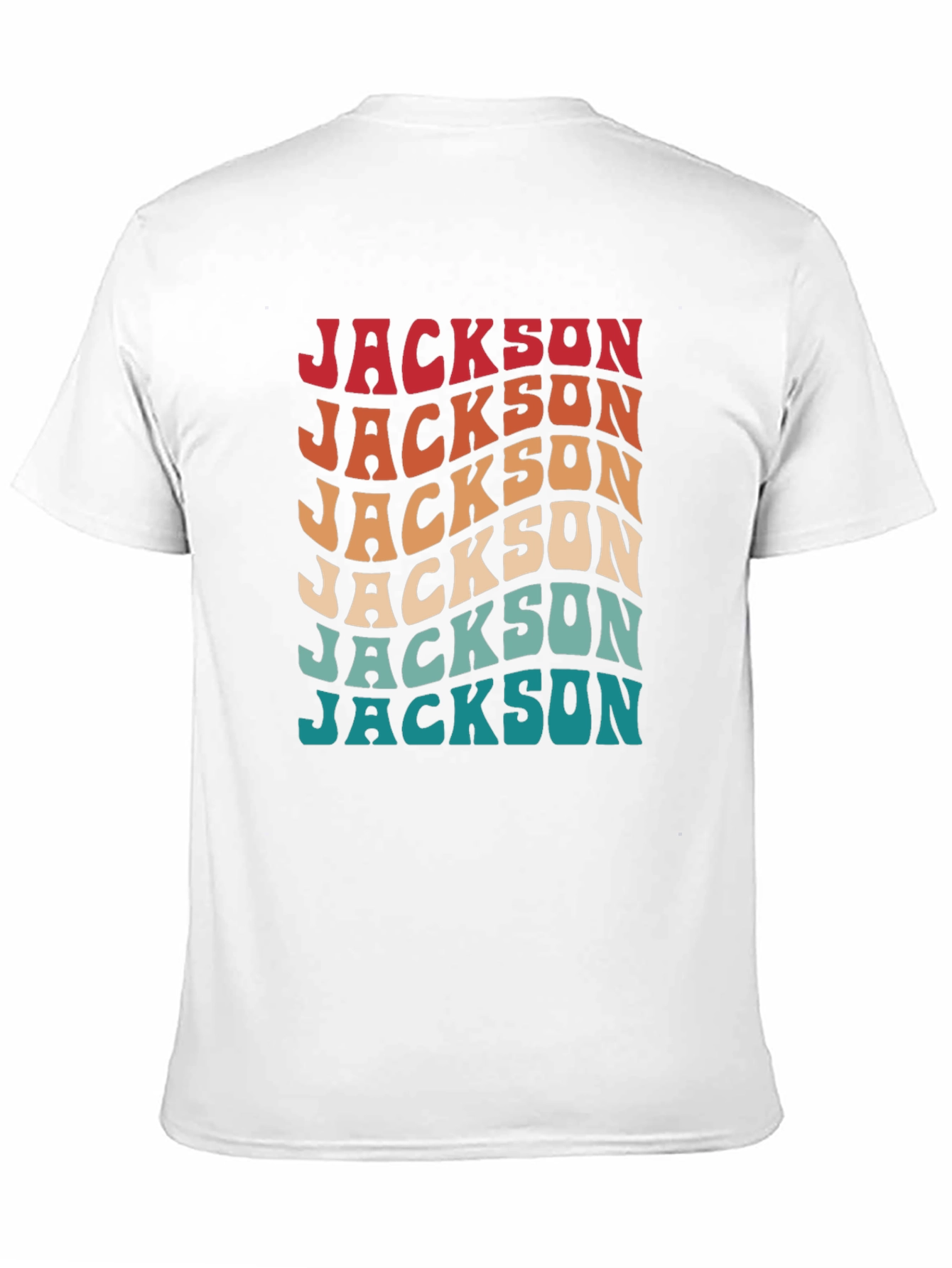 Retro Jackson T-Shirt - Personalized Name Tee