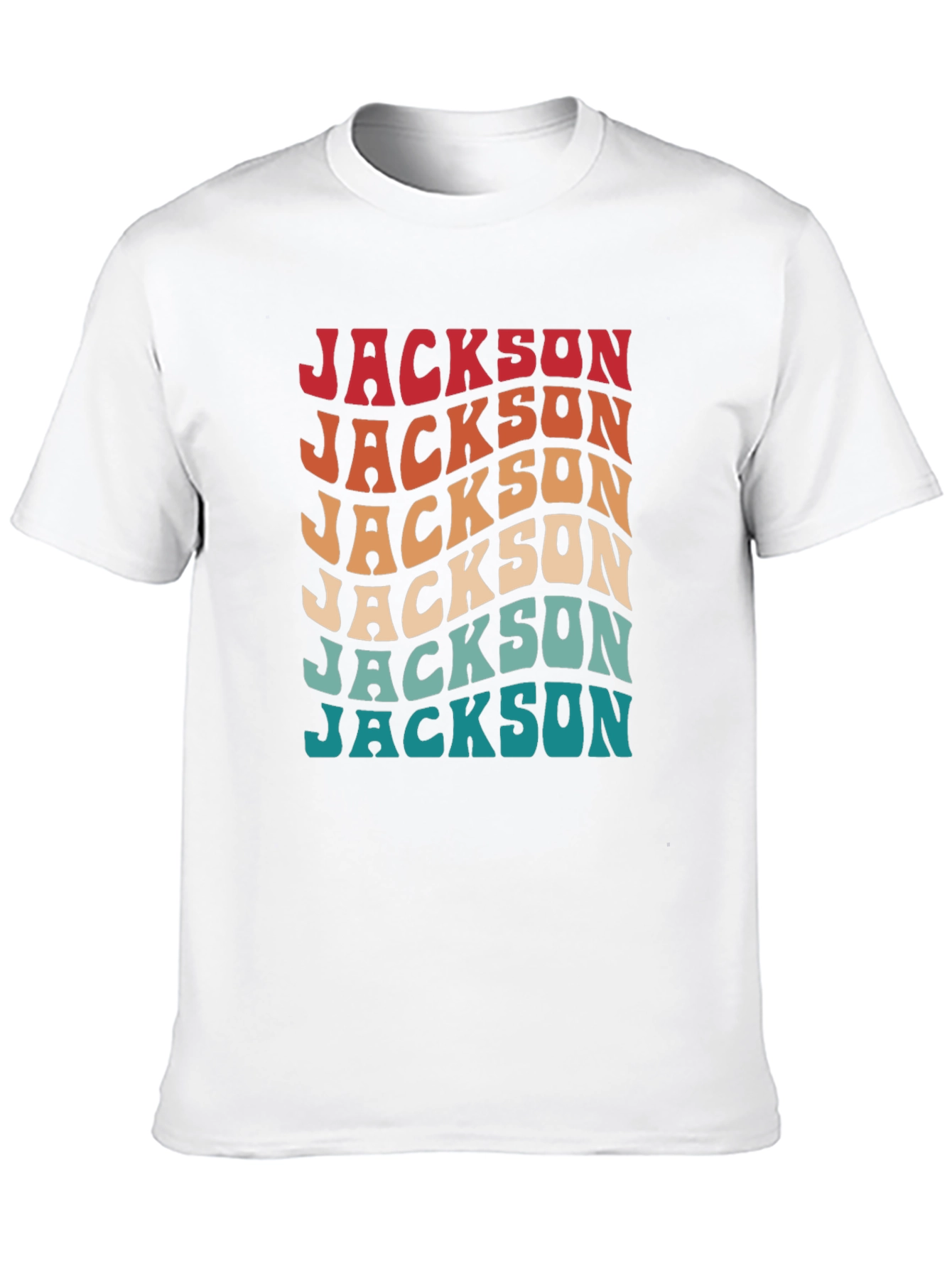 Retro Jackson T-Shirt - Personalized Name Tee