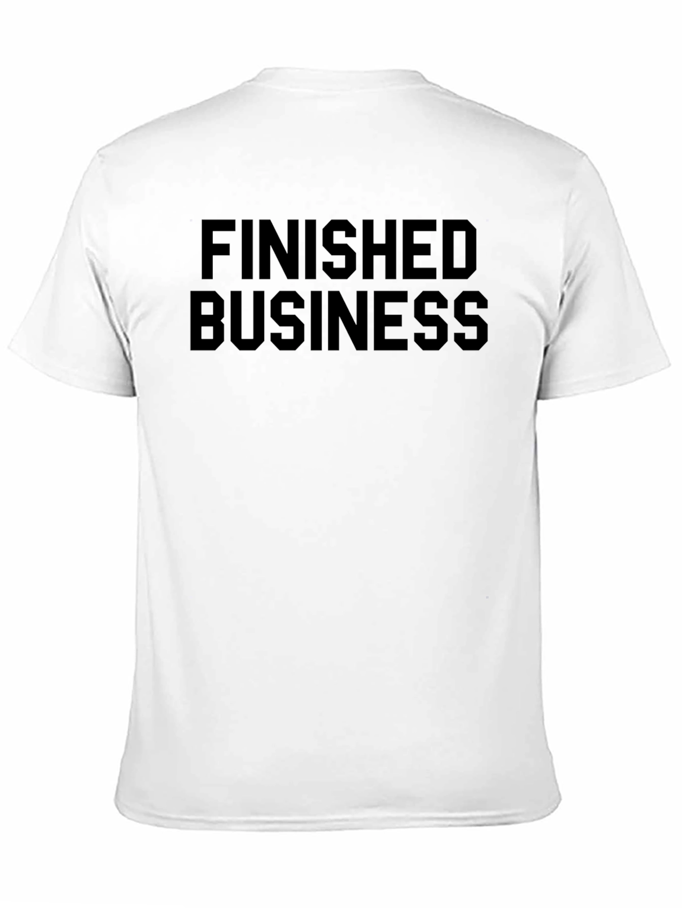 Finished Business T-Shirt - Solid Black