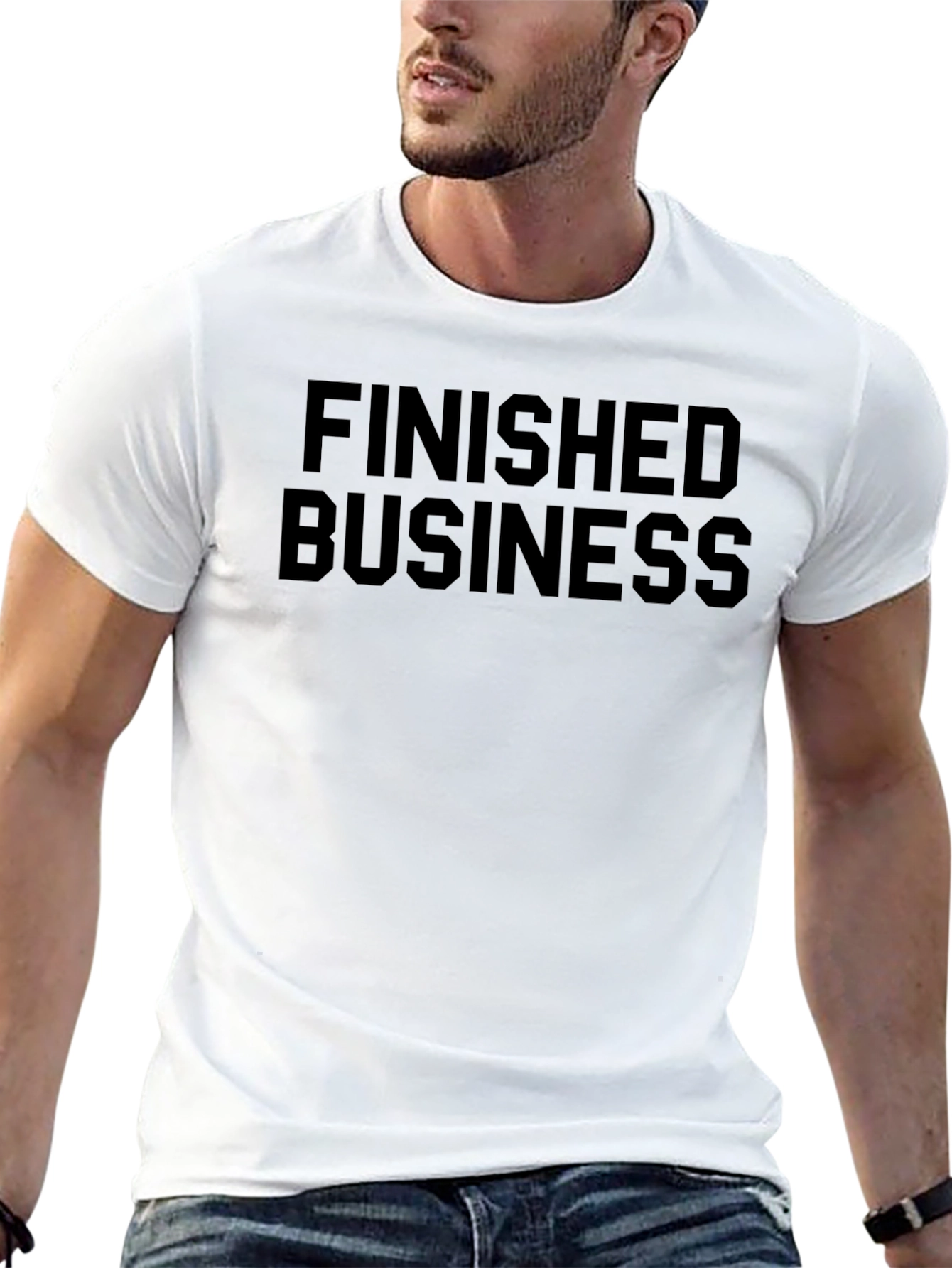 Finished Business T-Shirt - Solid Black