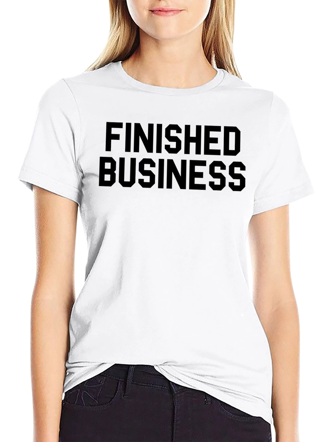 Finished Business T-Shirt - Solid Black