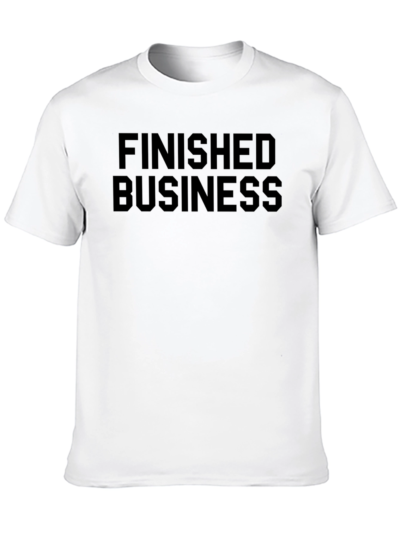 Finished Business T-Shirt - Solid Black