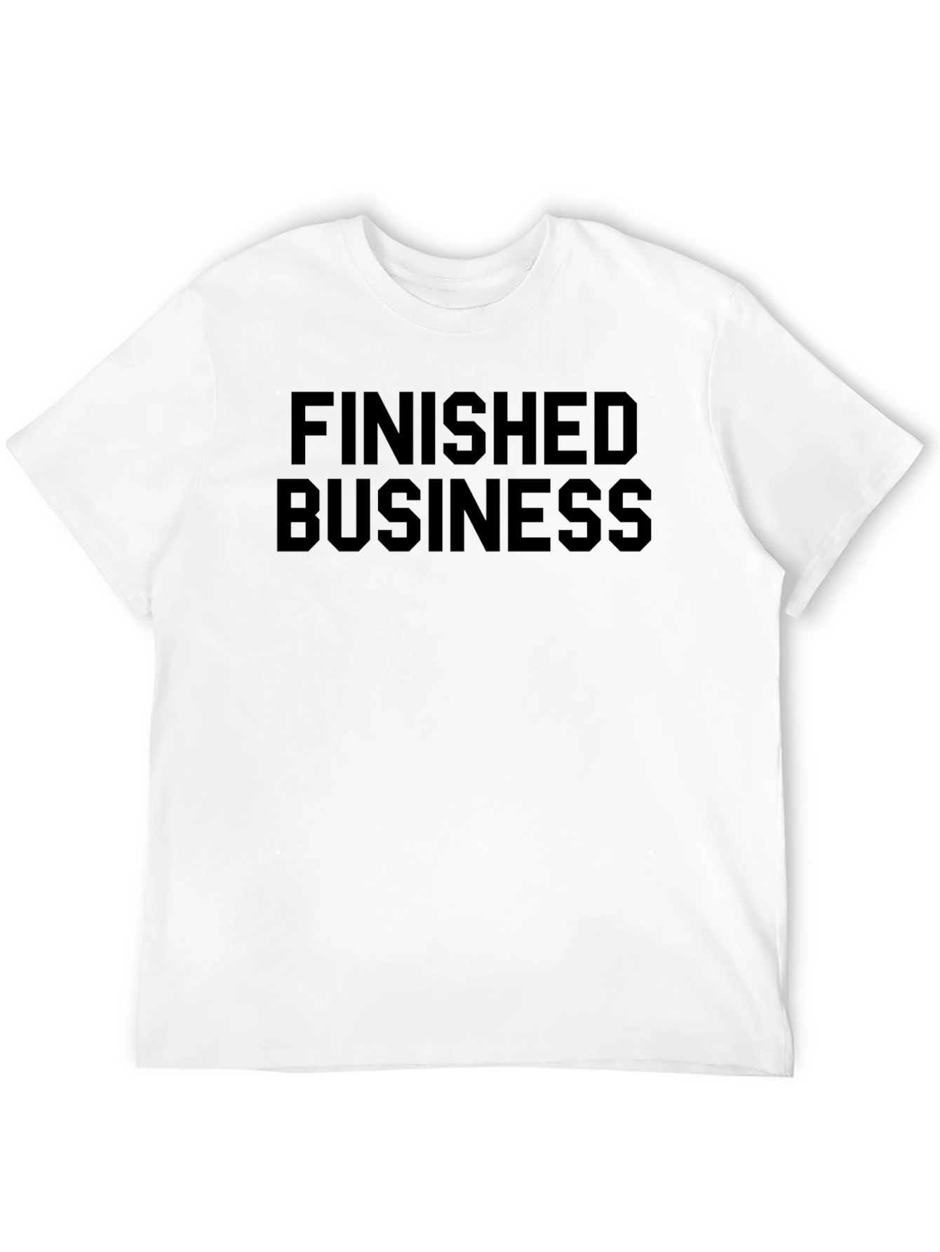 Finished Business T-Shirt - Solid Black
