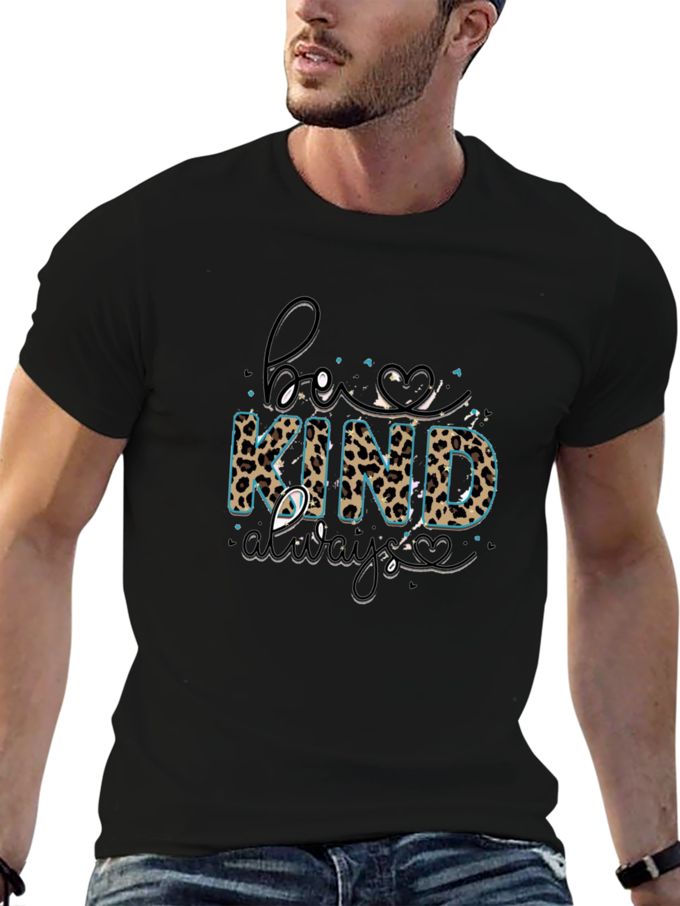 Be Kind Always T-Shirt - Animal Print