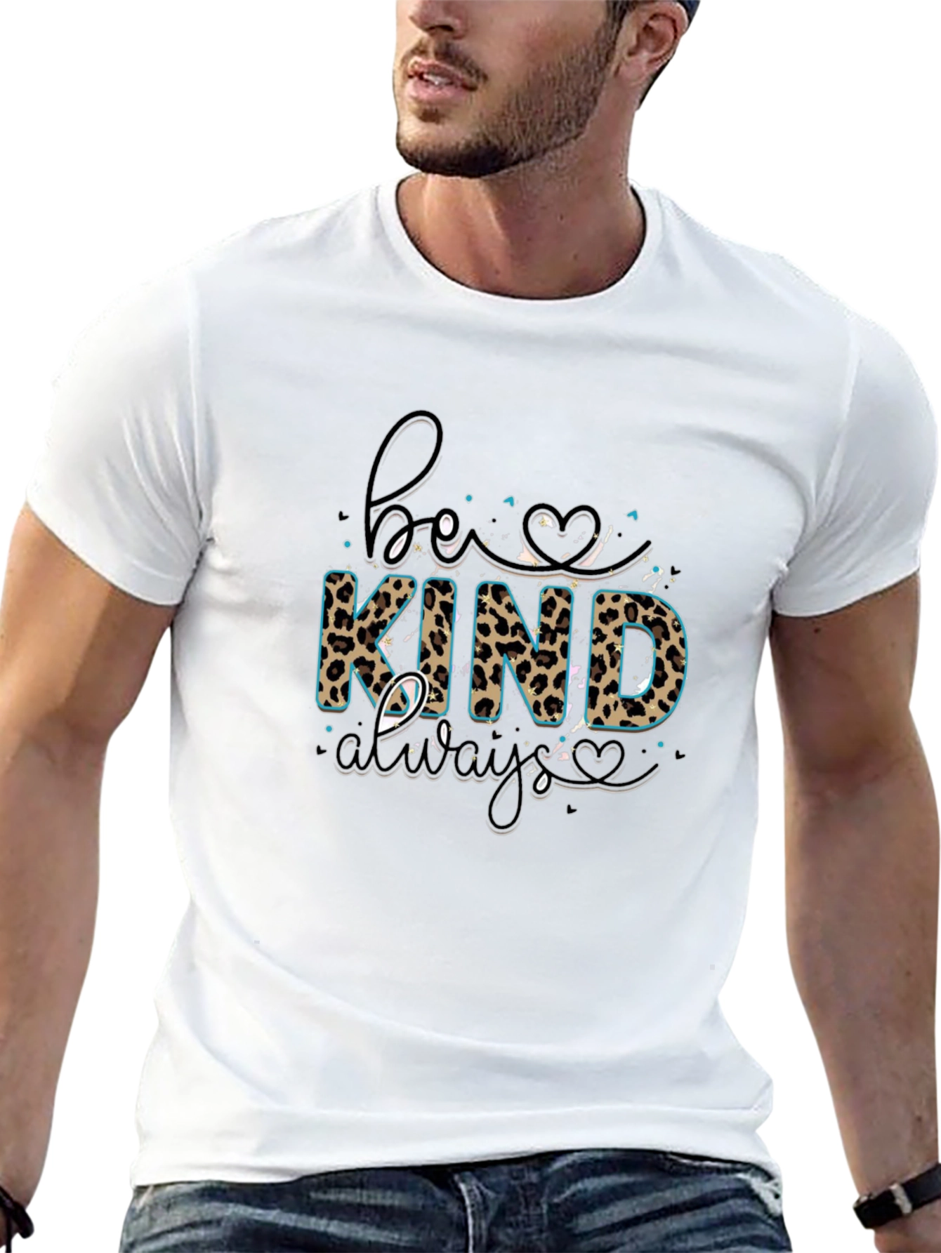 Be Kind Always T-Shirt - Animal Print
