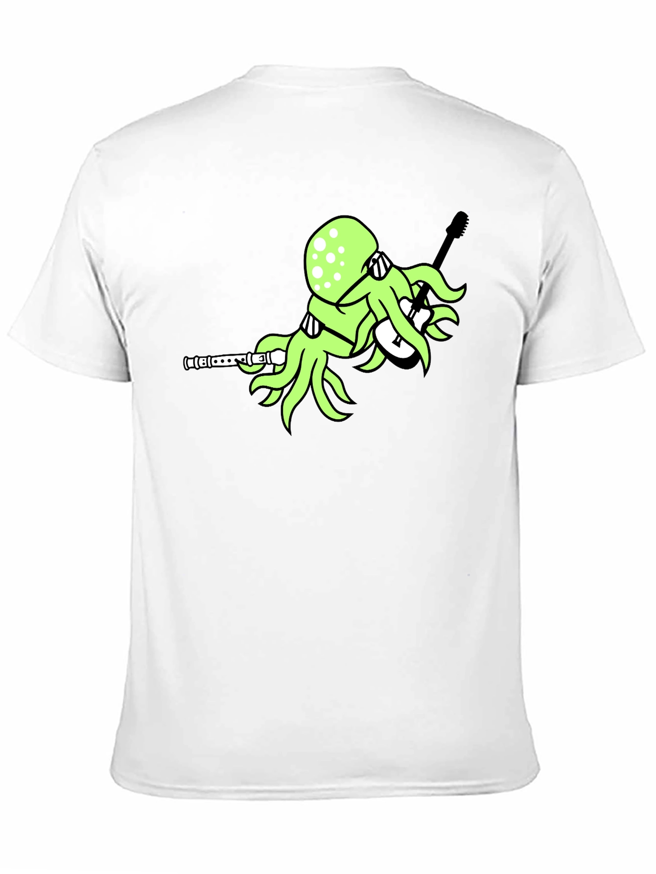 Octopus Guitar Player T-Shirt - Unique Graphic Tee