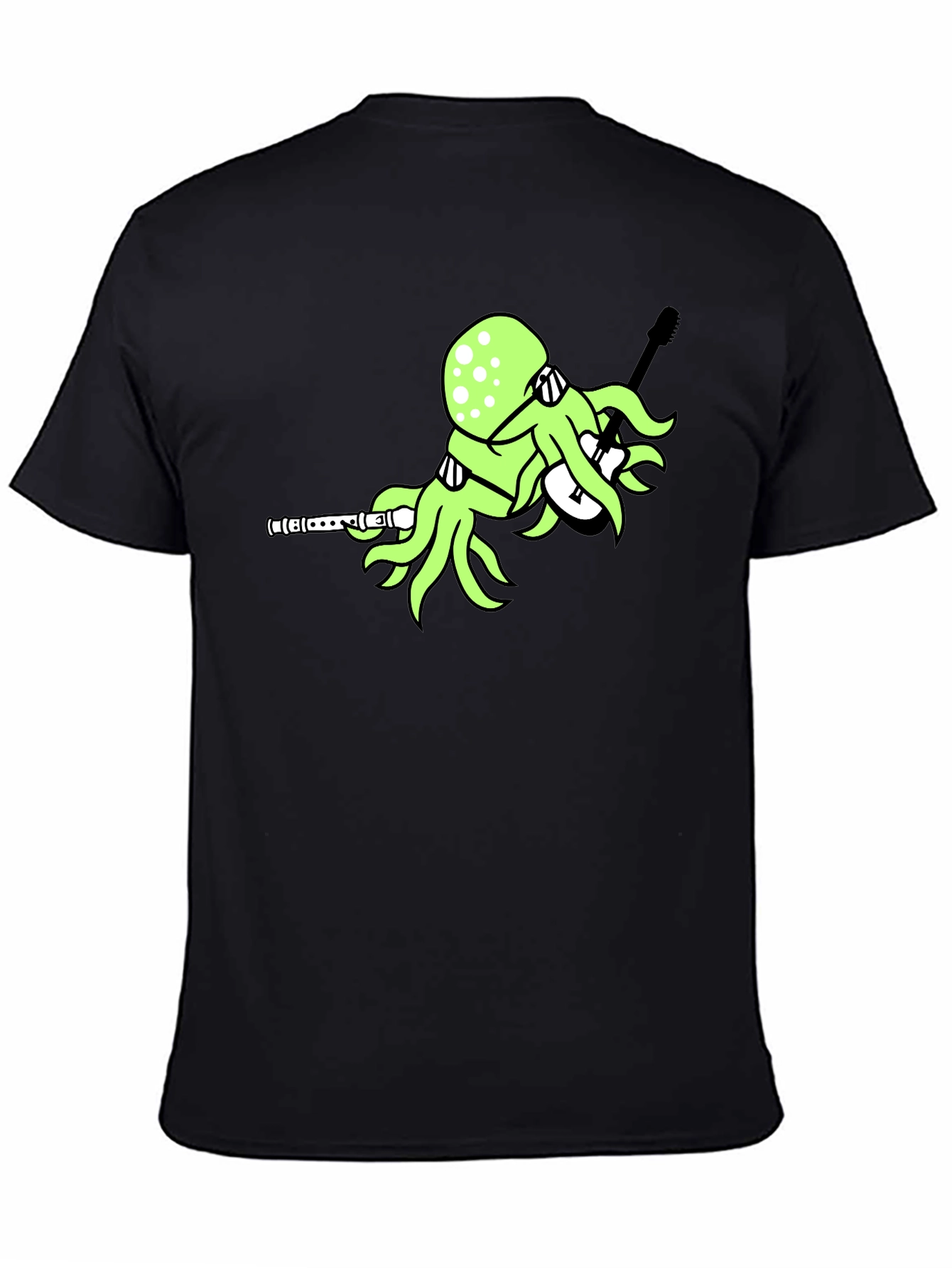 Octopus Guitar Player T-Shirt - Unique Graphic Tee