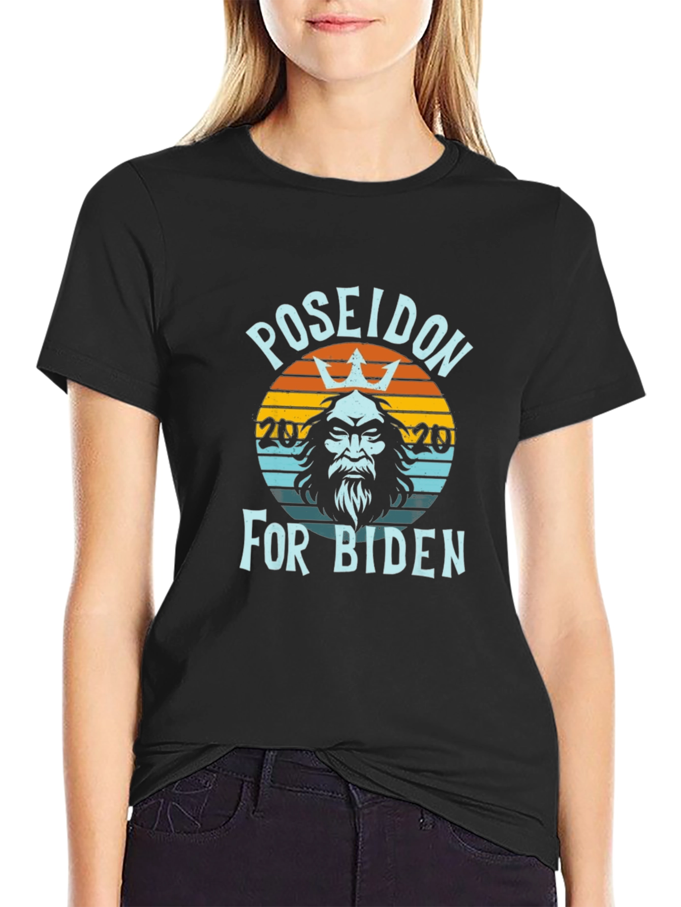 Poseidon For Biden T-Shirt - Political Graphic Tee