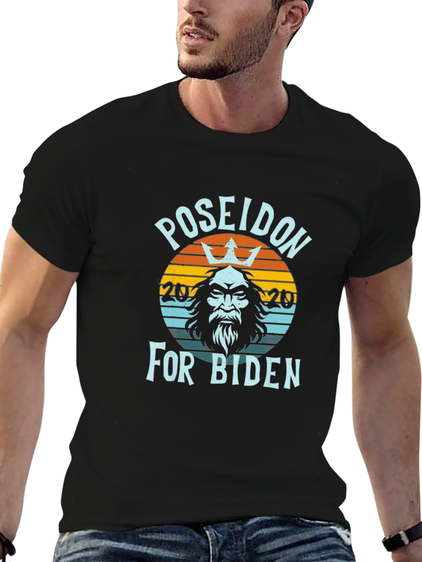 Poseidon For Biden T-Shirt - Political Graphic Tee