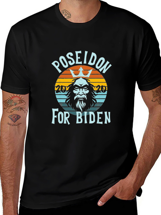 Poseidon For Biden T-Shirt - Political Graphic Tee