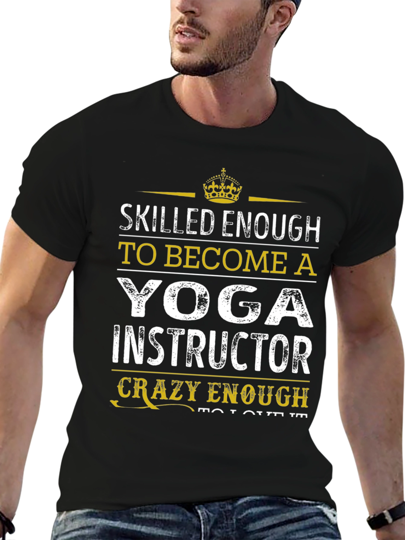 Yoga Instructor T-Shirt - Skilled Enough Funny Design