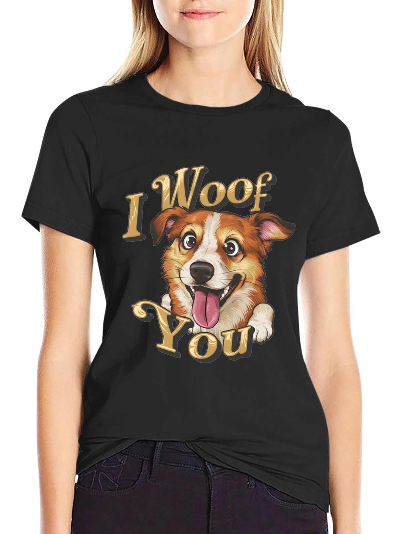 I Woof You Dog Graphic Tee