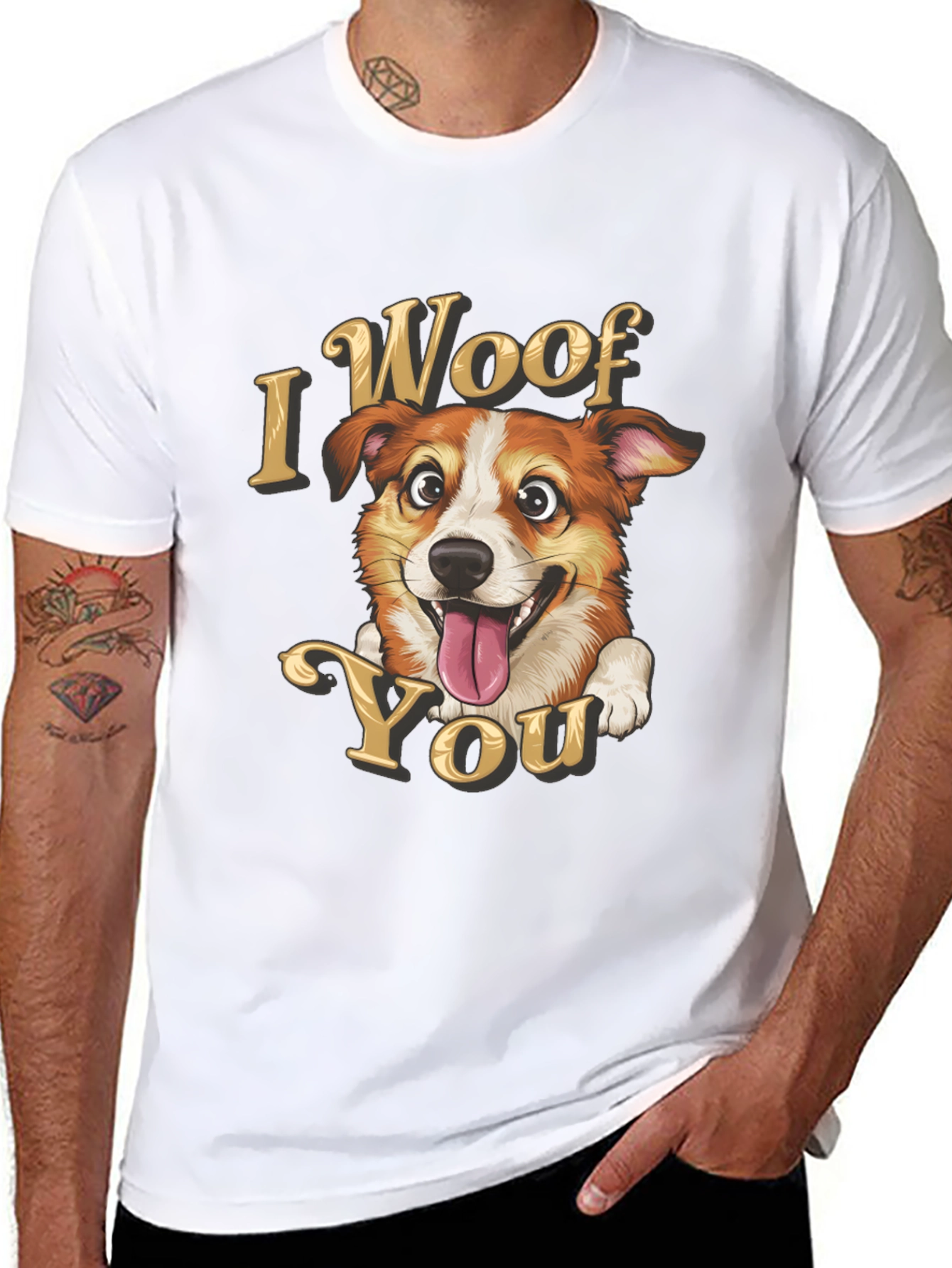 I Woof You Dog Graphic Tee