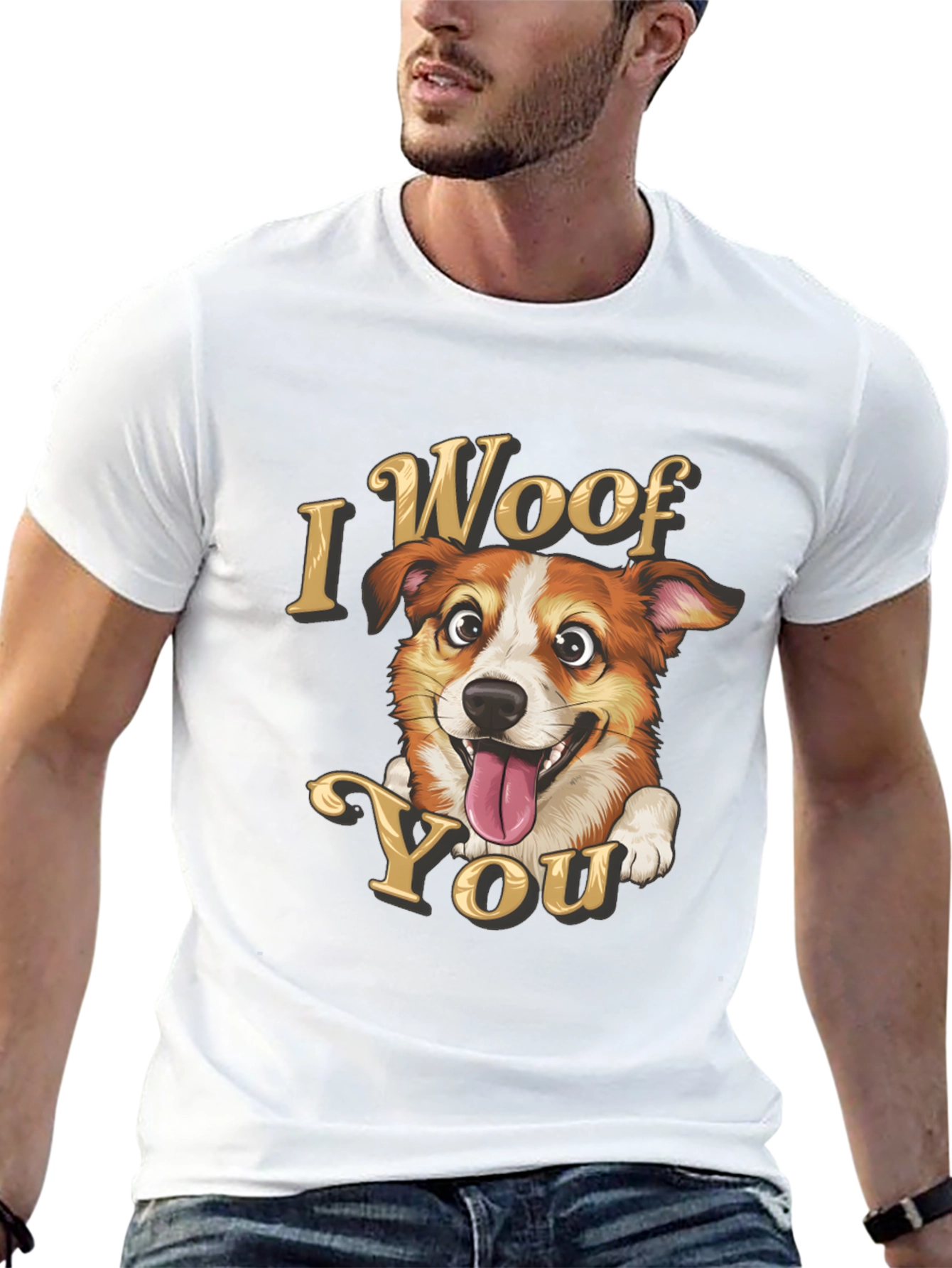 I Woof You Dog Graphic Tee
