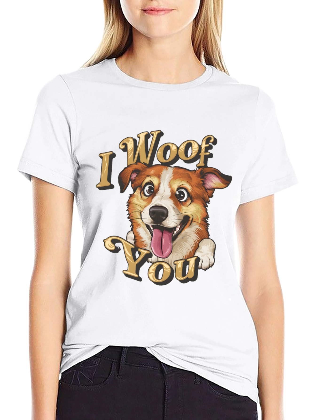 I Woof You Dog Graphic Tee