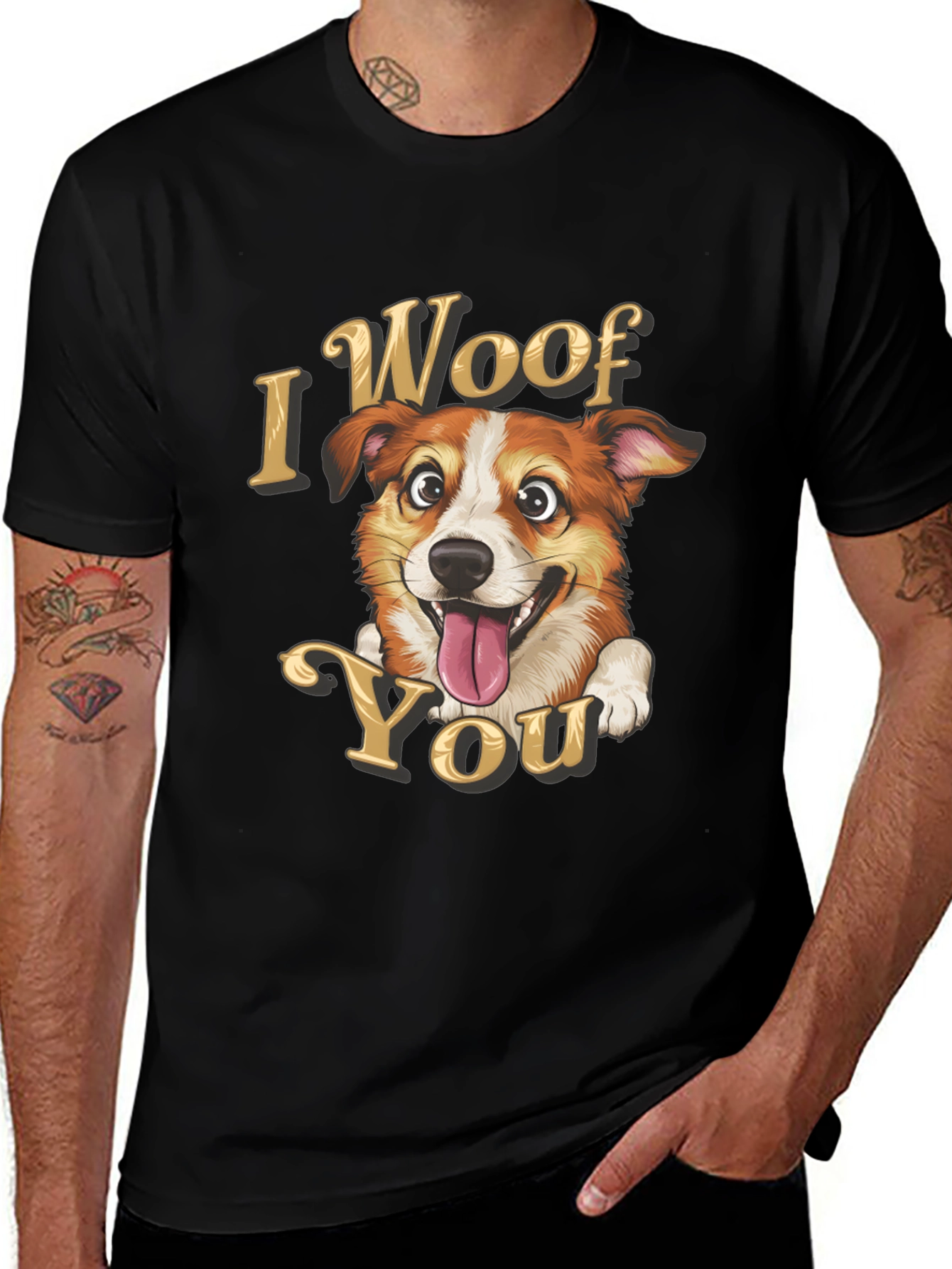 I Woof You Dog Graphic Tee
