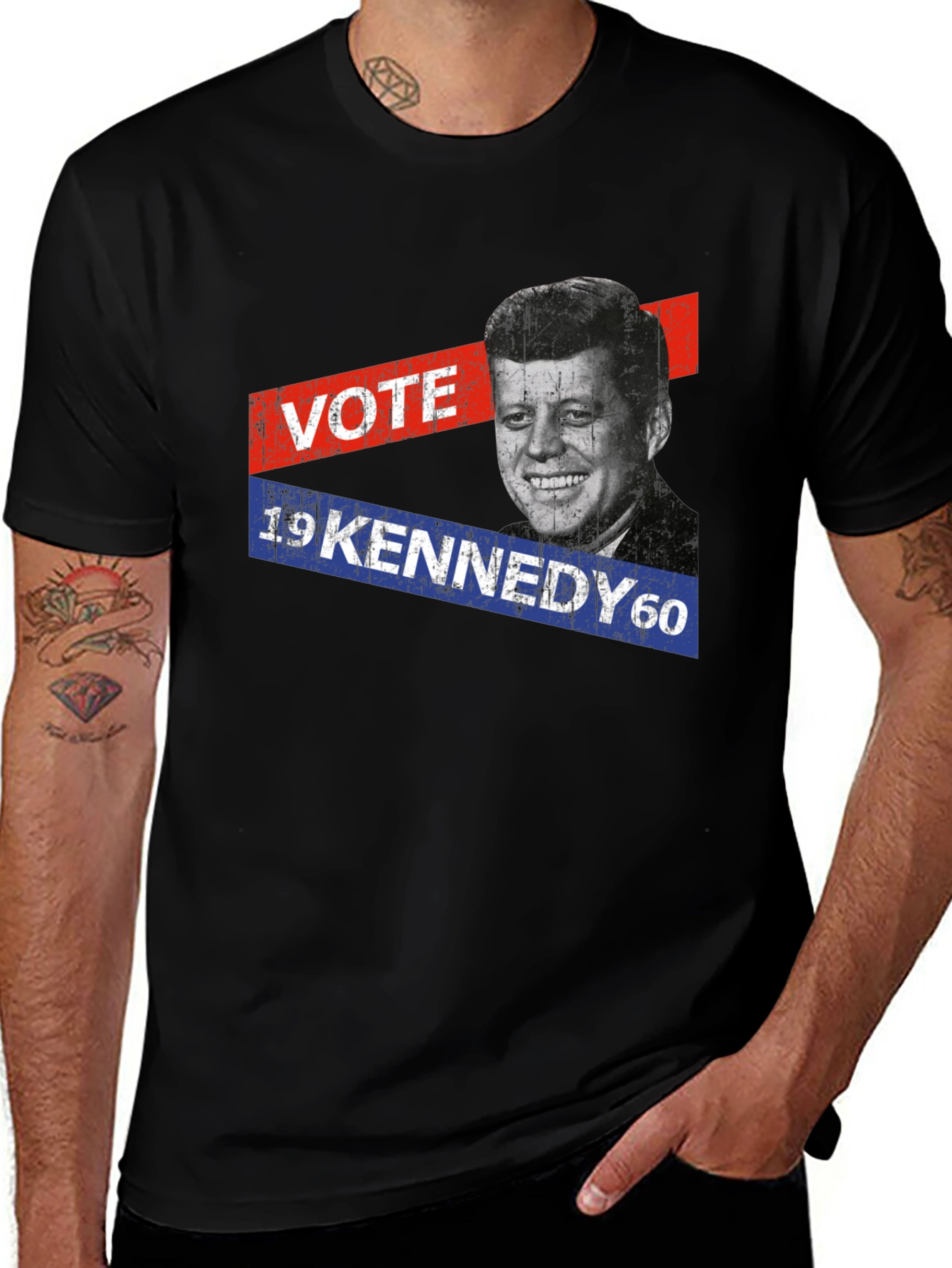 Vote Kennedy 1960 Retro T-Shirt