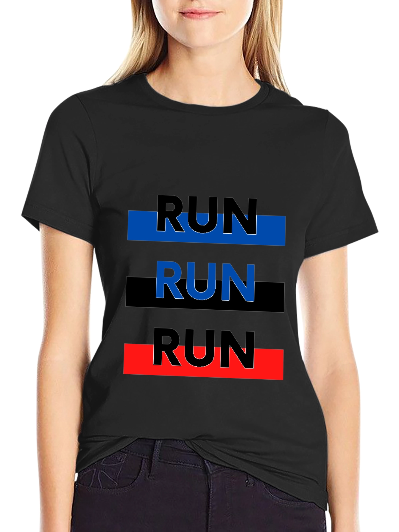 Run Graphic Tee - Modern Athleisure Shirt