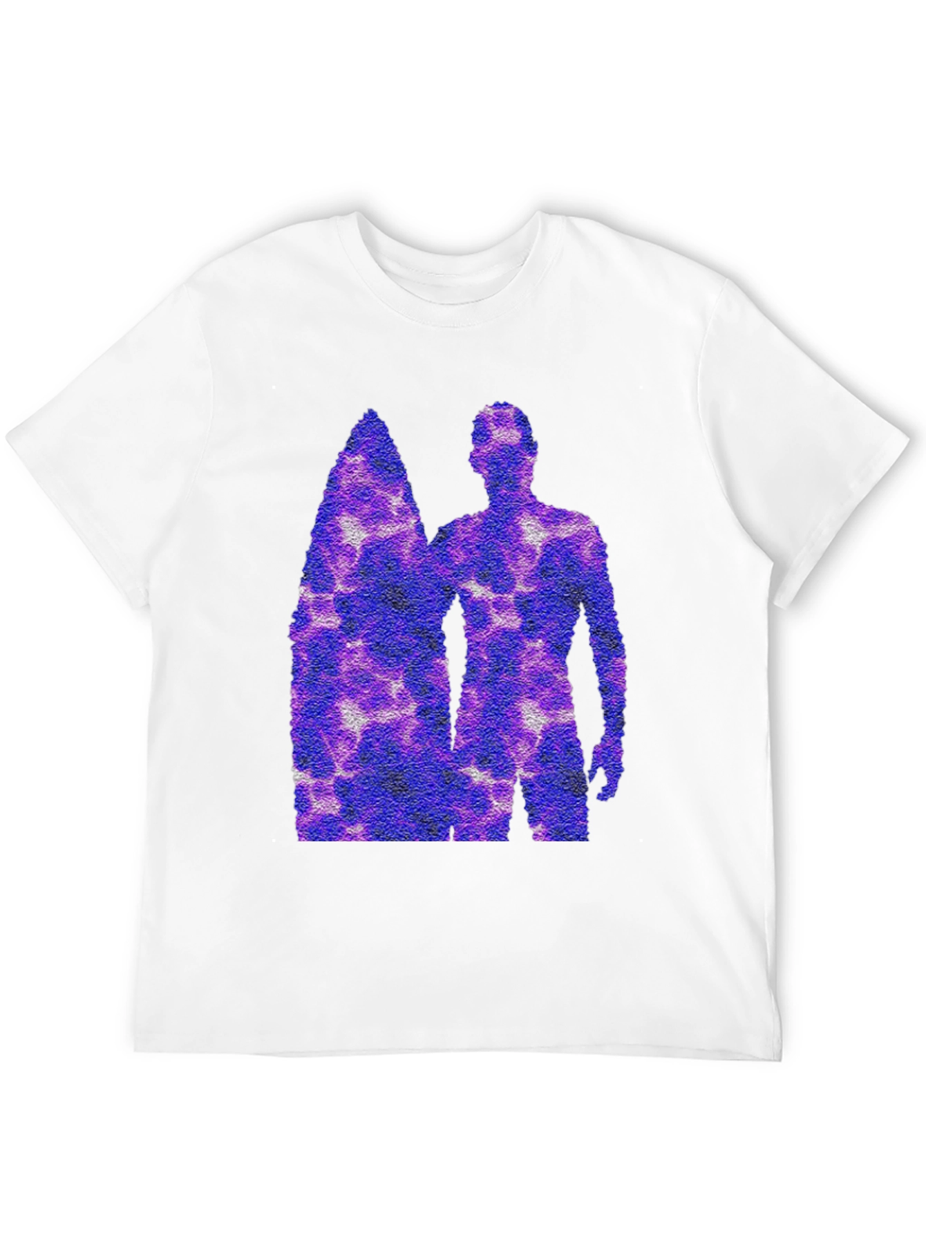 Surfer Graphic Tee - Black Cotton Shirt