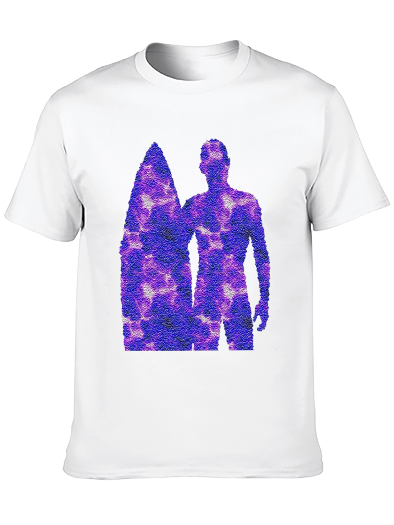 Surfer Graphic Tee - Black Cotton Shirt