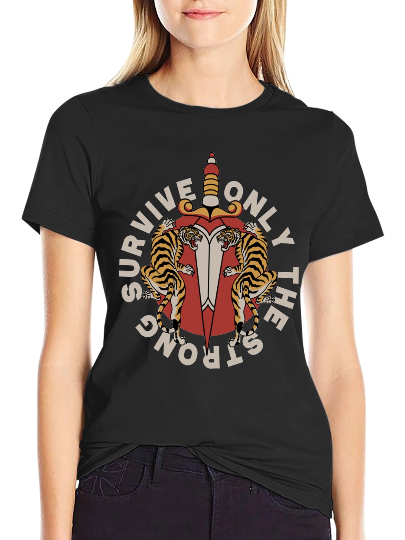 Survive Only The Strong Graphic Tee