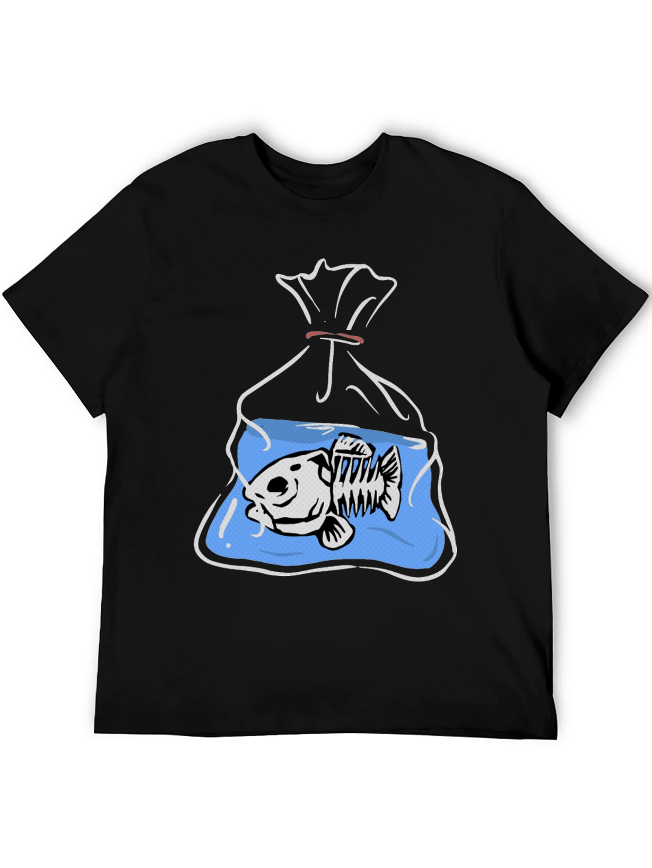 Fish Bones in Bag Graphic Tee