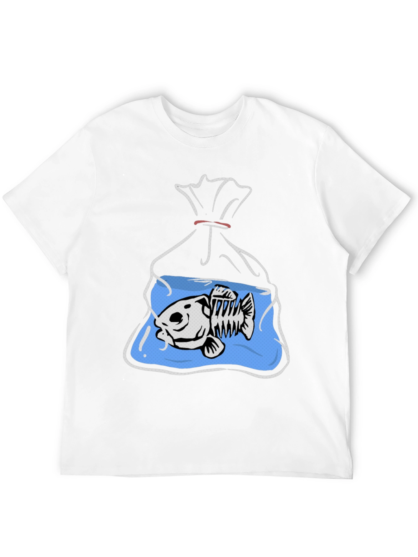 Fish Bones in Bag Graphic Tee
