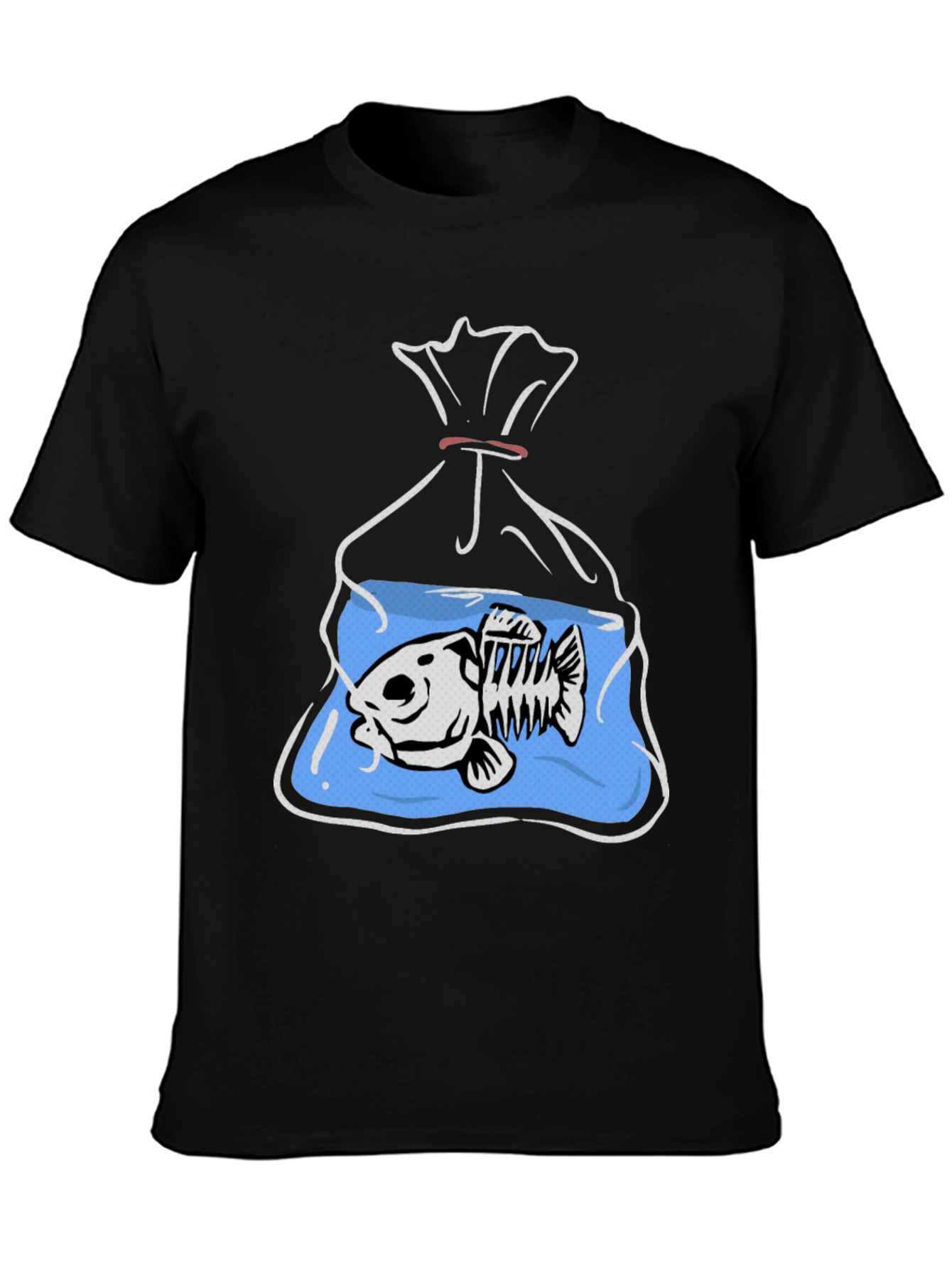 Fish Bones in Bag Graphic Tee