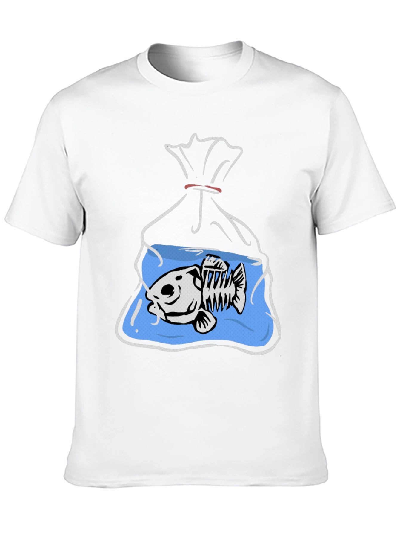 Fish Bones in Bag Graphic Tee