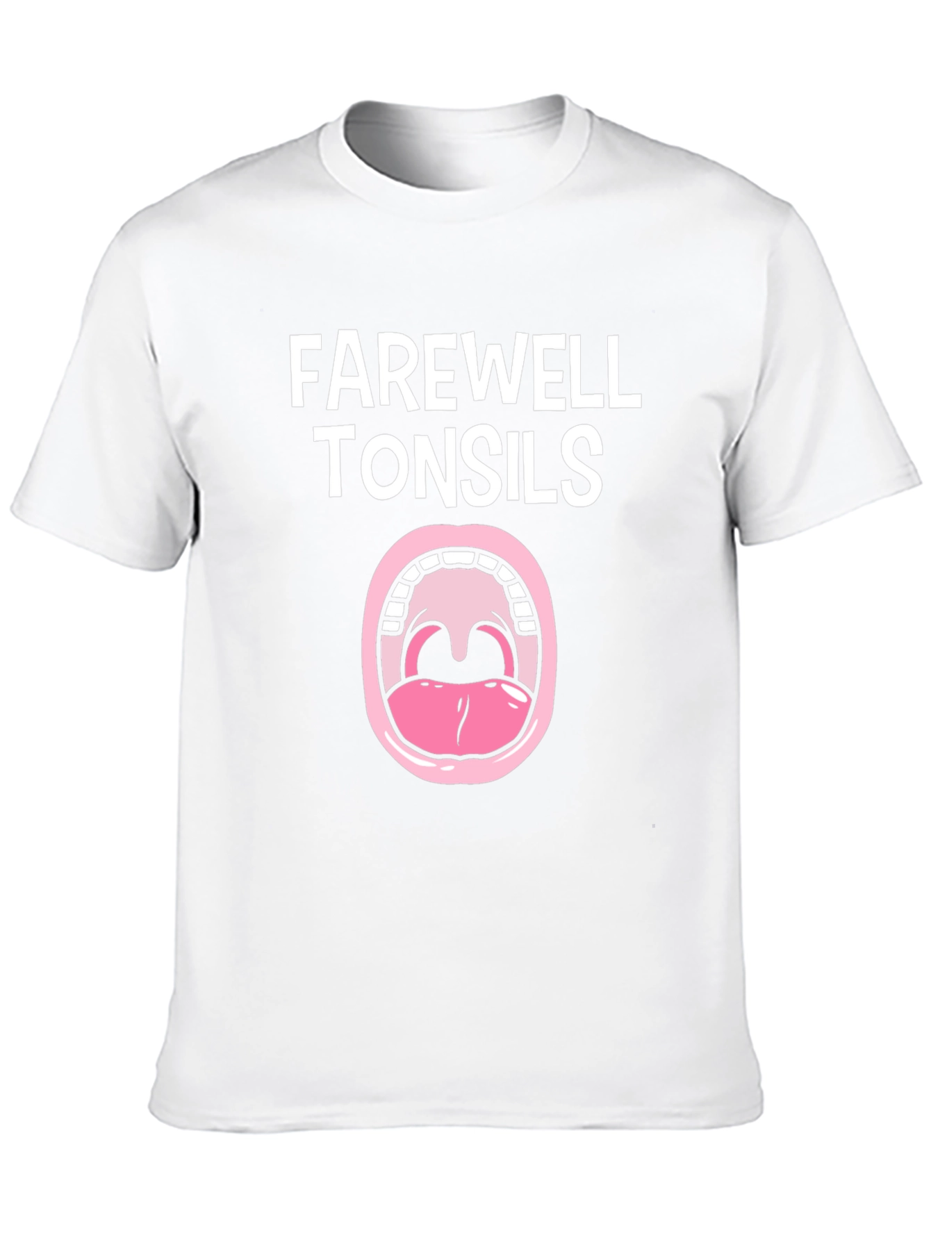 Farewell Tonsils Black Graphic Tee